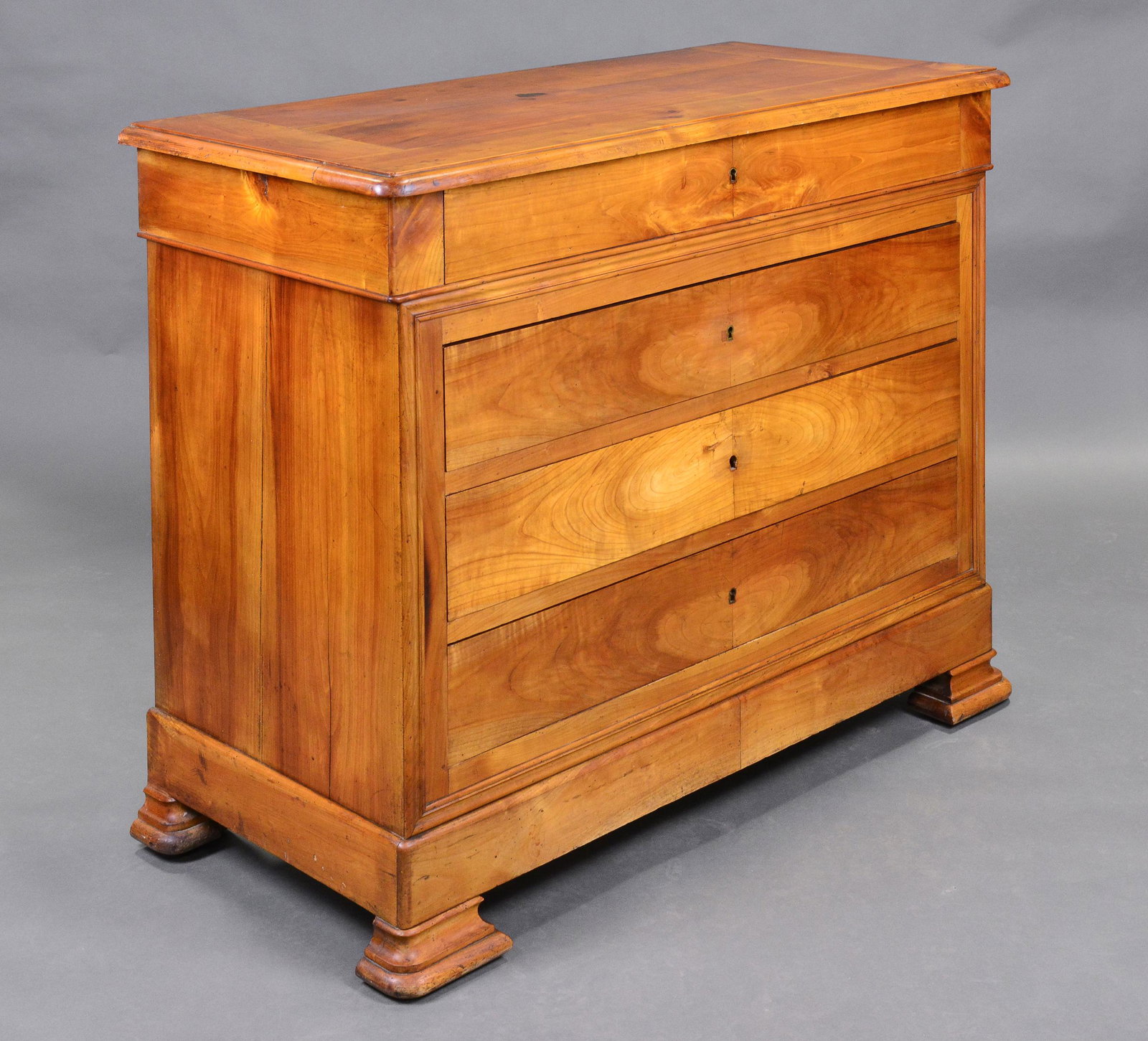 Louis Philippe Style 4 Drawer Chest / Commode (1 of 6)