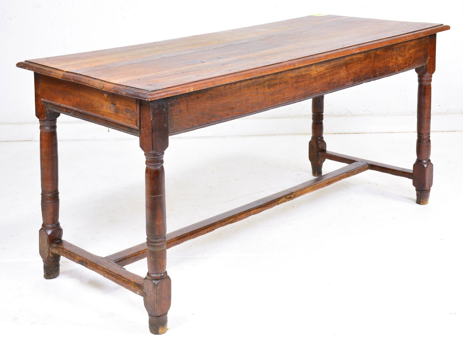 Louis XIII Style Narrow Oak Farm Table (1 of 5)