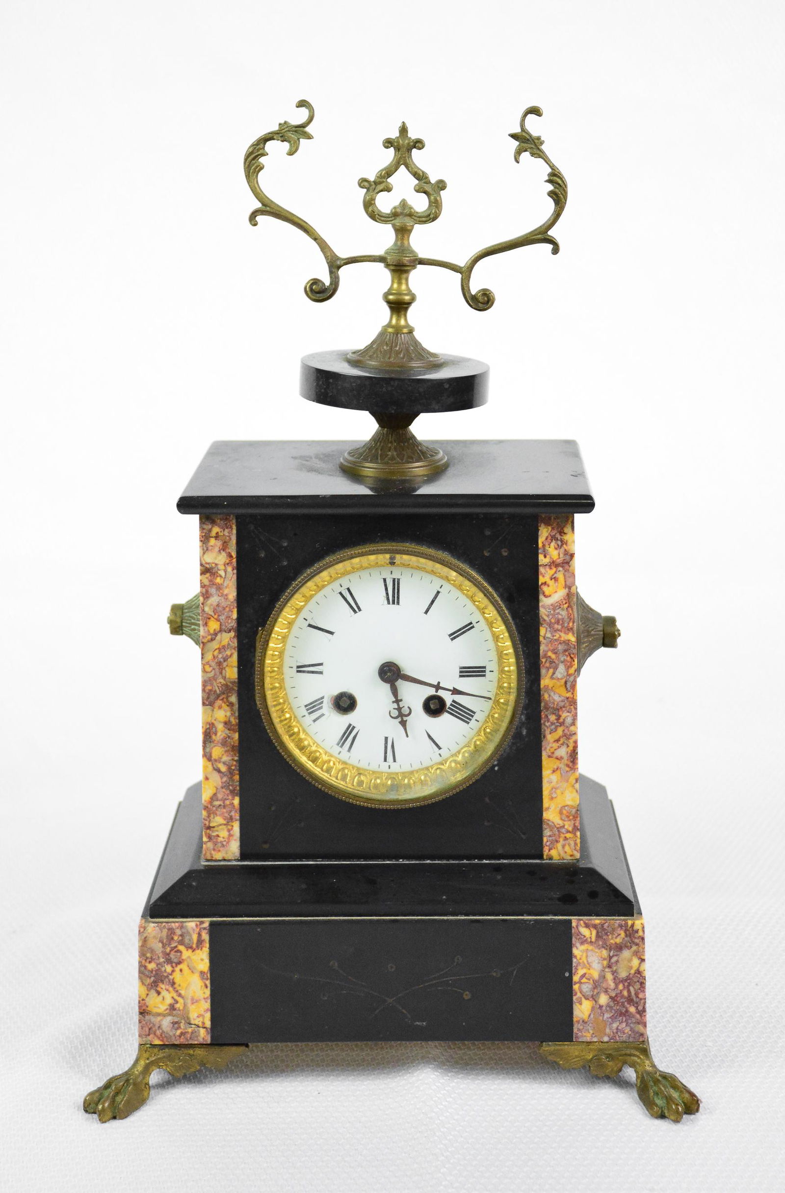 Napoleon III Style Marble / Slate Clock (1 of 4)