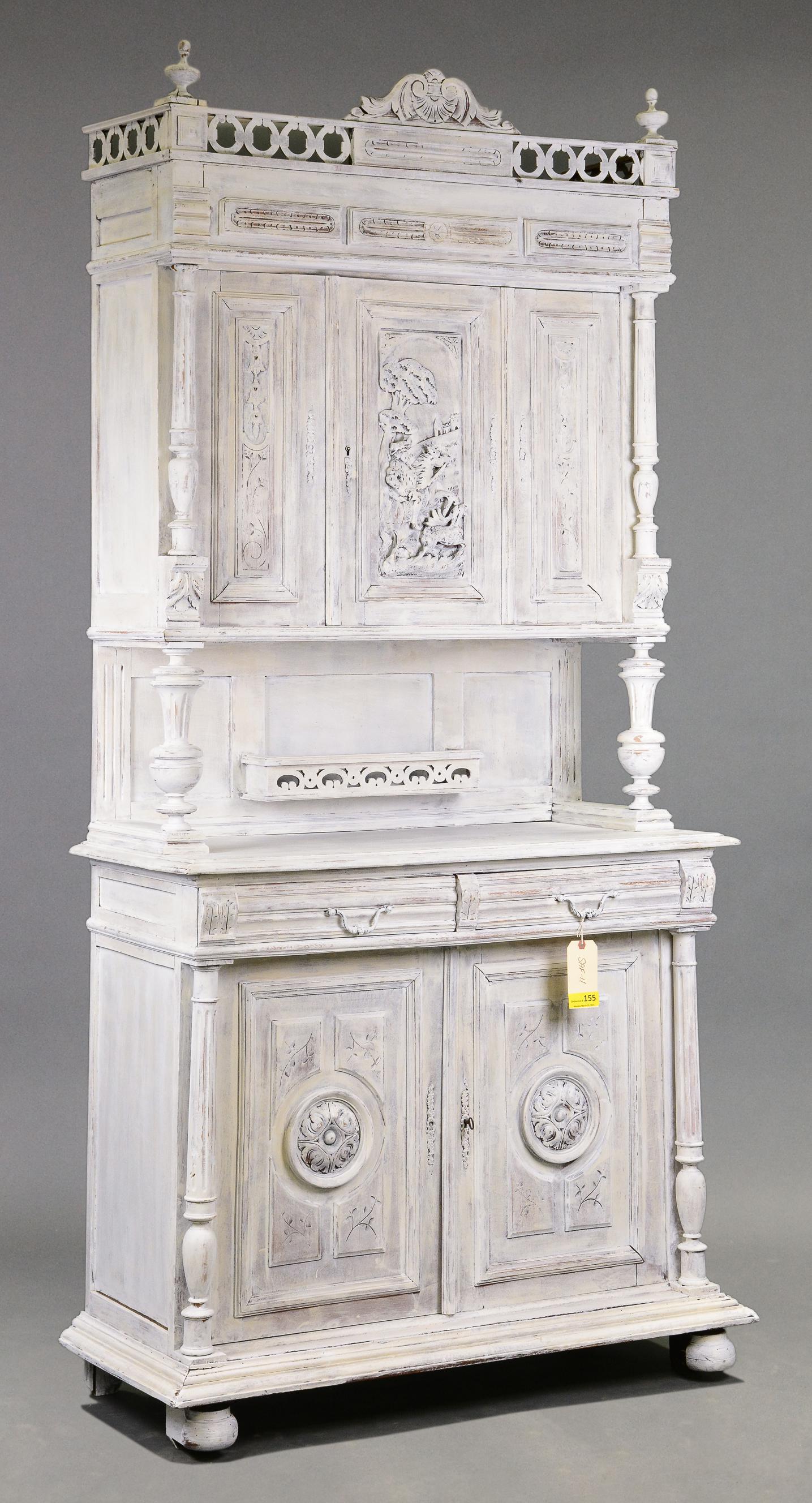 Louis XVI Style Painted Double Buffet (1 of 6)