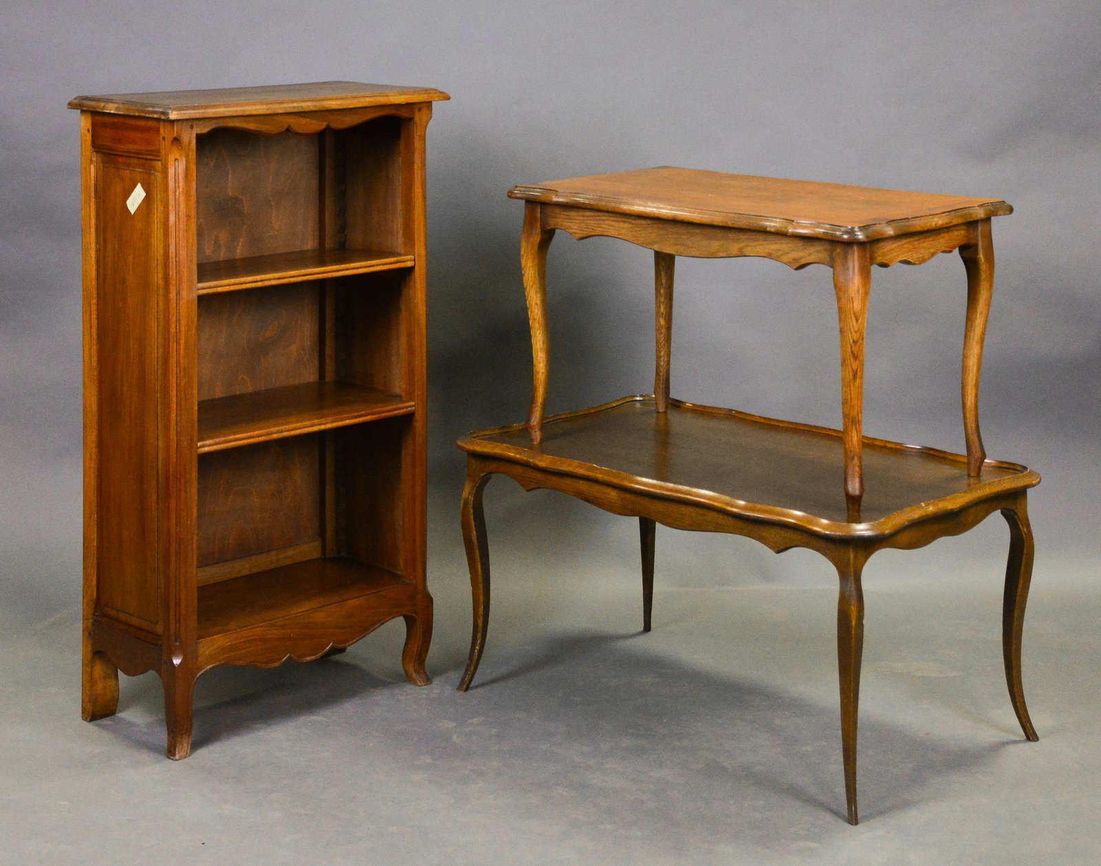 Louis XV Style Open Bookshelf & 2 Coffee Tables (1 of 5)