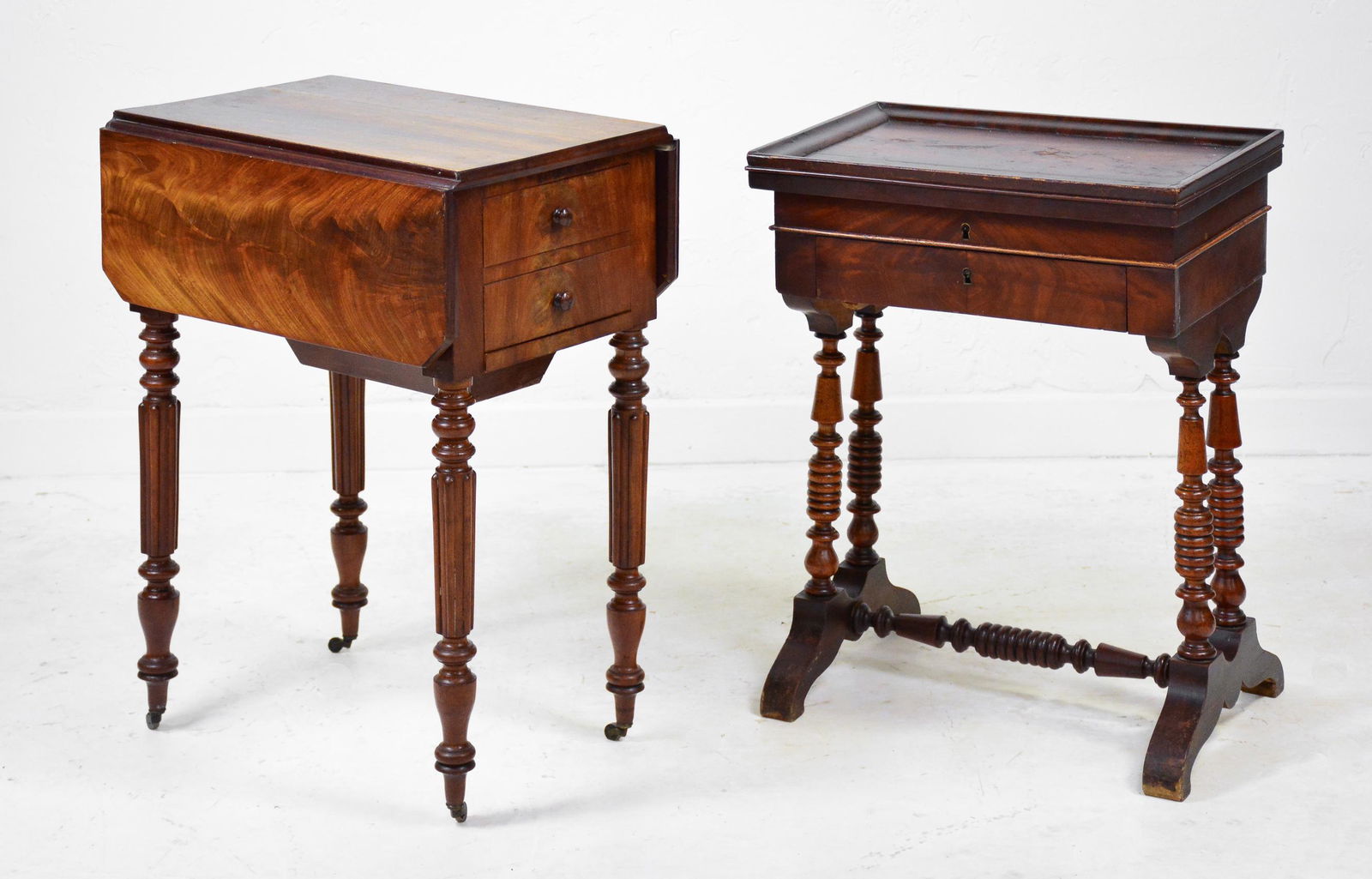 2 Louis Philippe Style Sewing Tables (1 of 4)