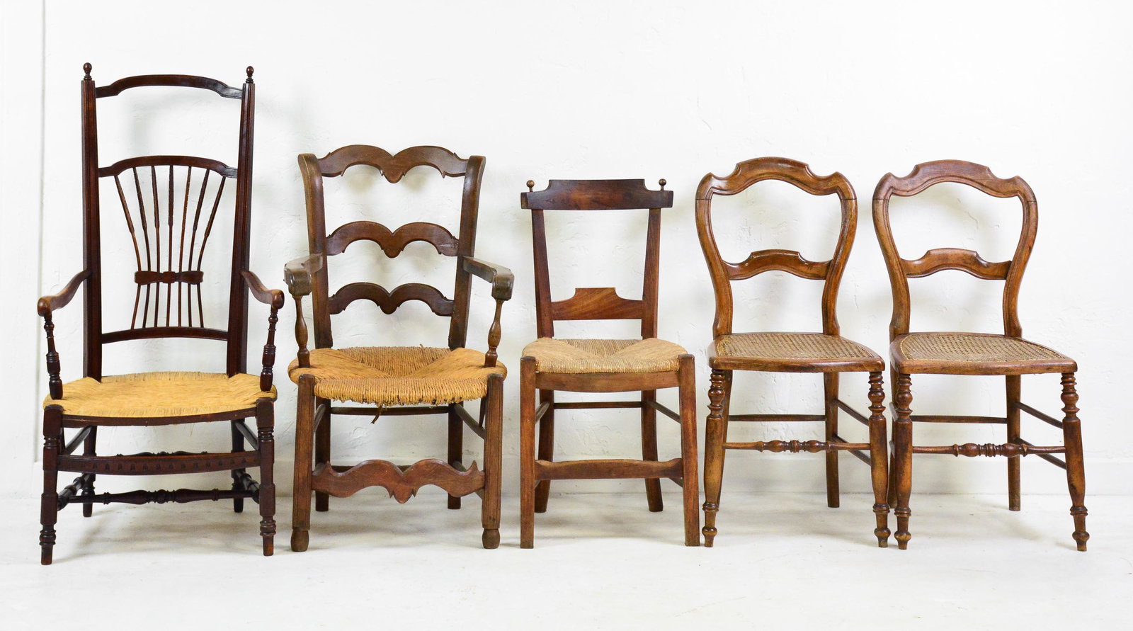 5 Assorted French Chairs (1 of 8)