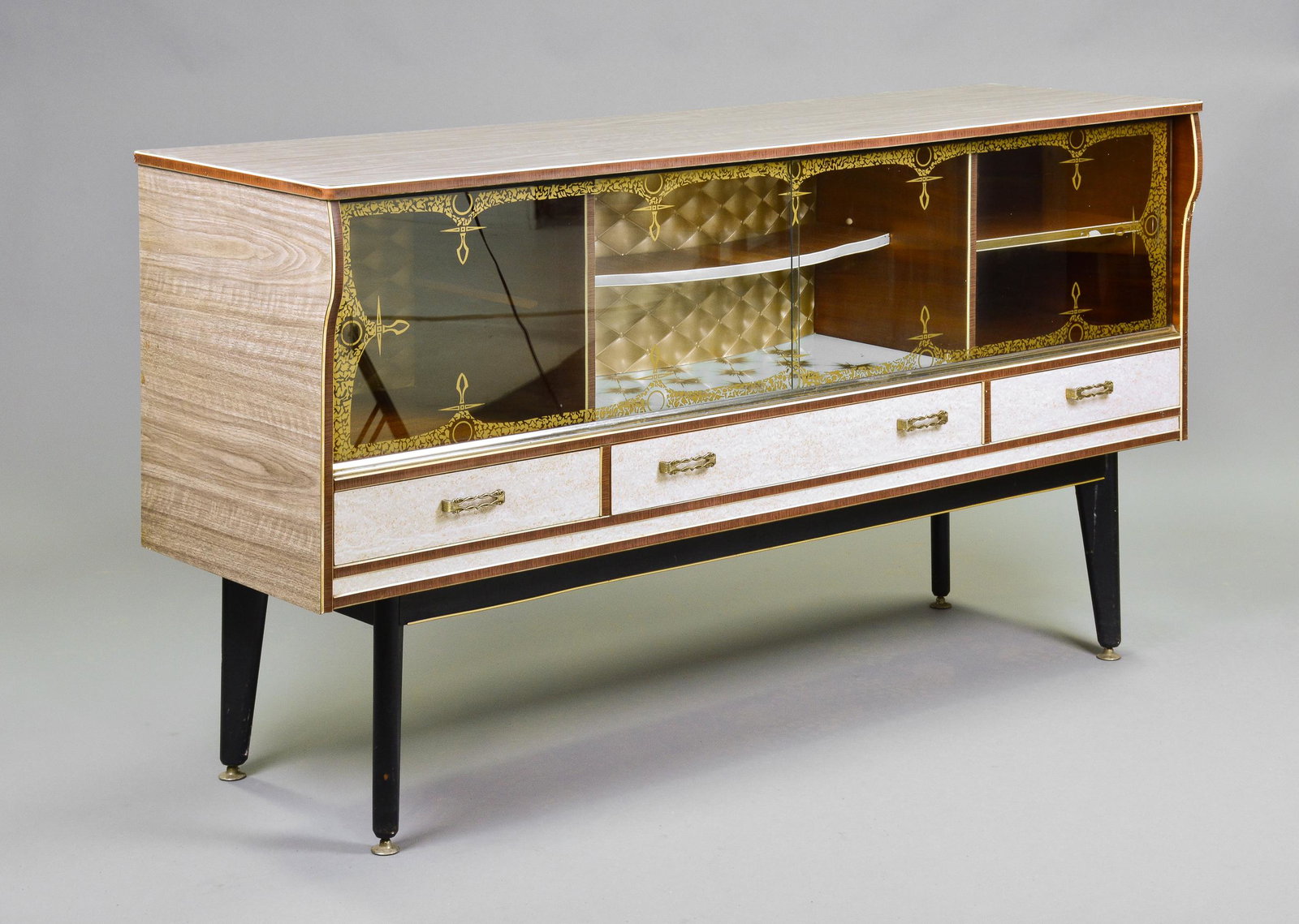 Mid Century Modern Formica Cocktail Cabinet (1 of 4)