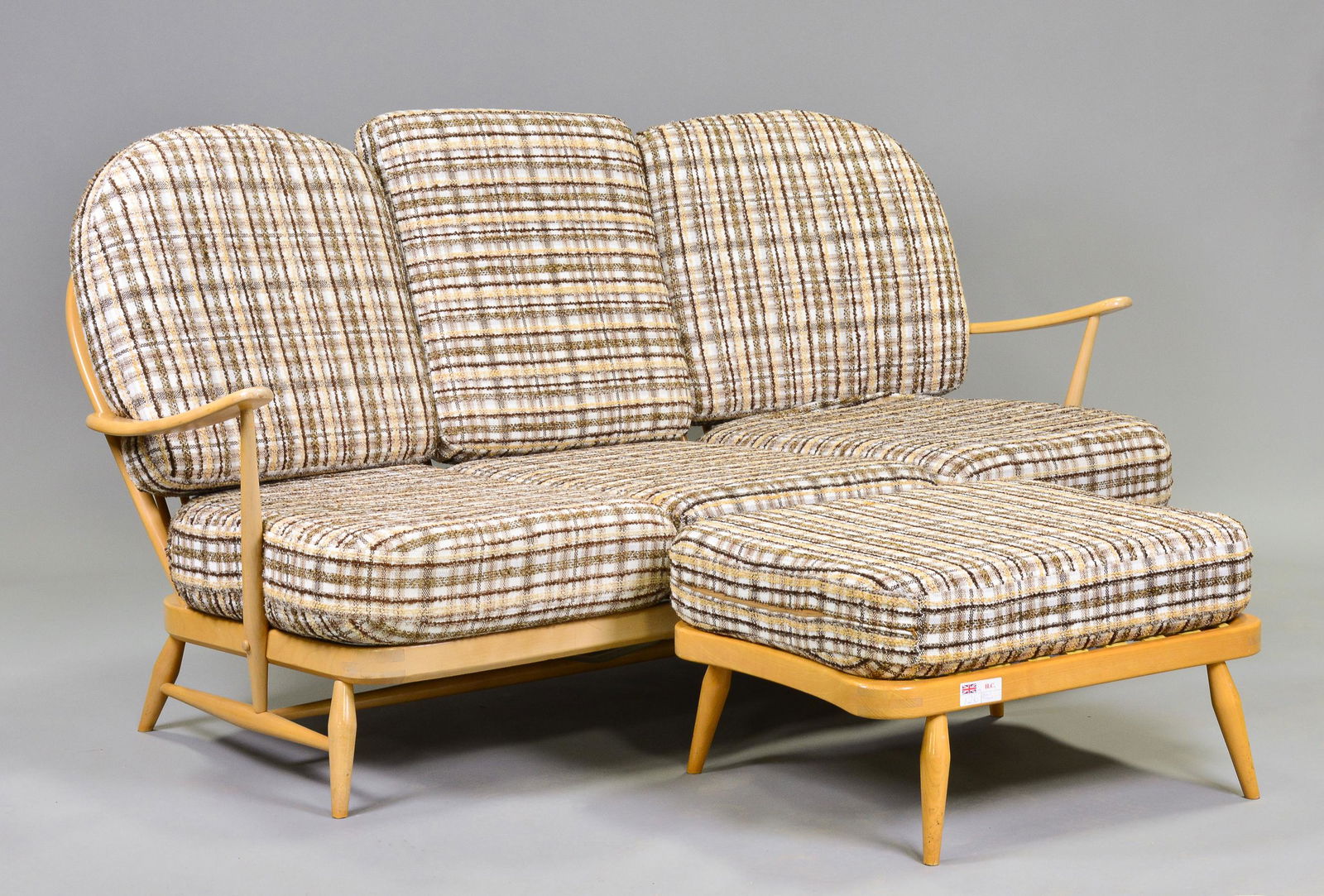 Mid Century Modern Sofa & Stool By Ercol (1 of 4)