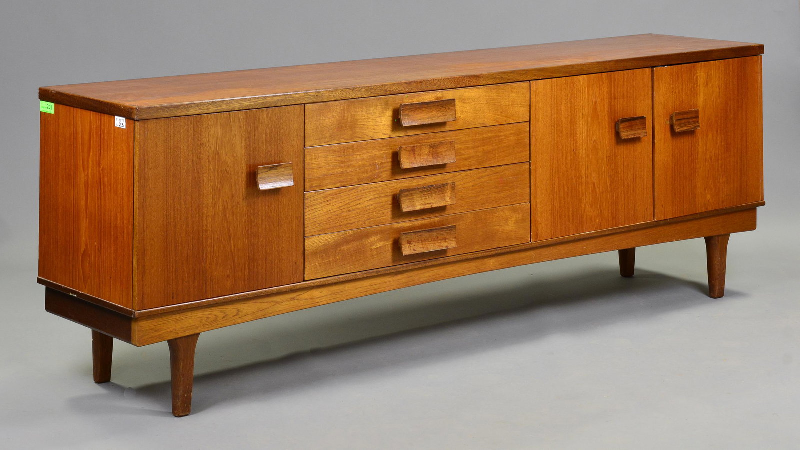 Mid Century Modern Sideboard - Square Pulls (1 of 10)