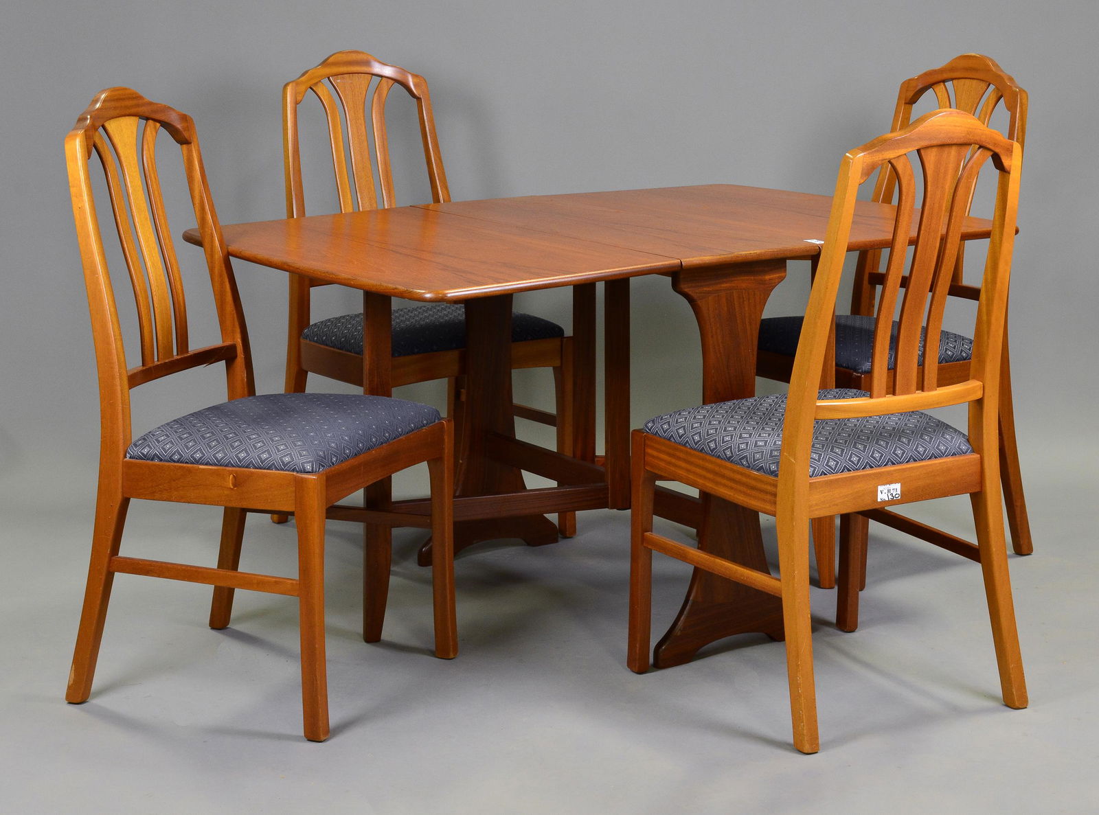 Mid Century Modern Drop Leaf Table & 4 Chairs (1 of 6)