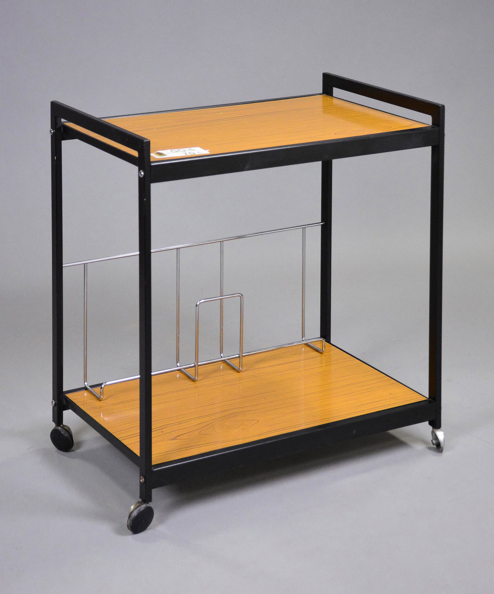 Two Tier Trolley / Bar Cart: Two Tier Trolley / Bar Cart - 27 in tall x 25 x 16