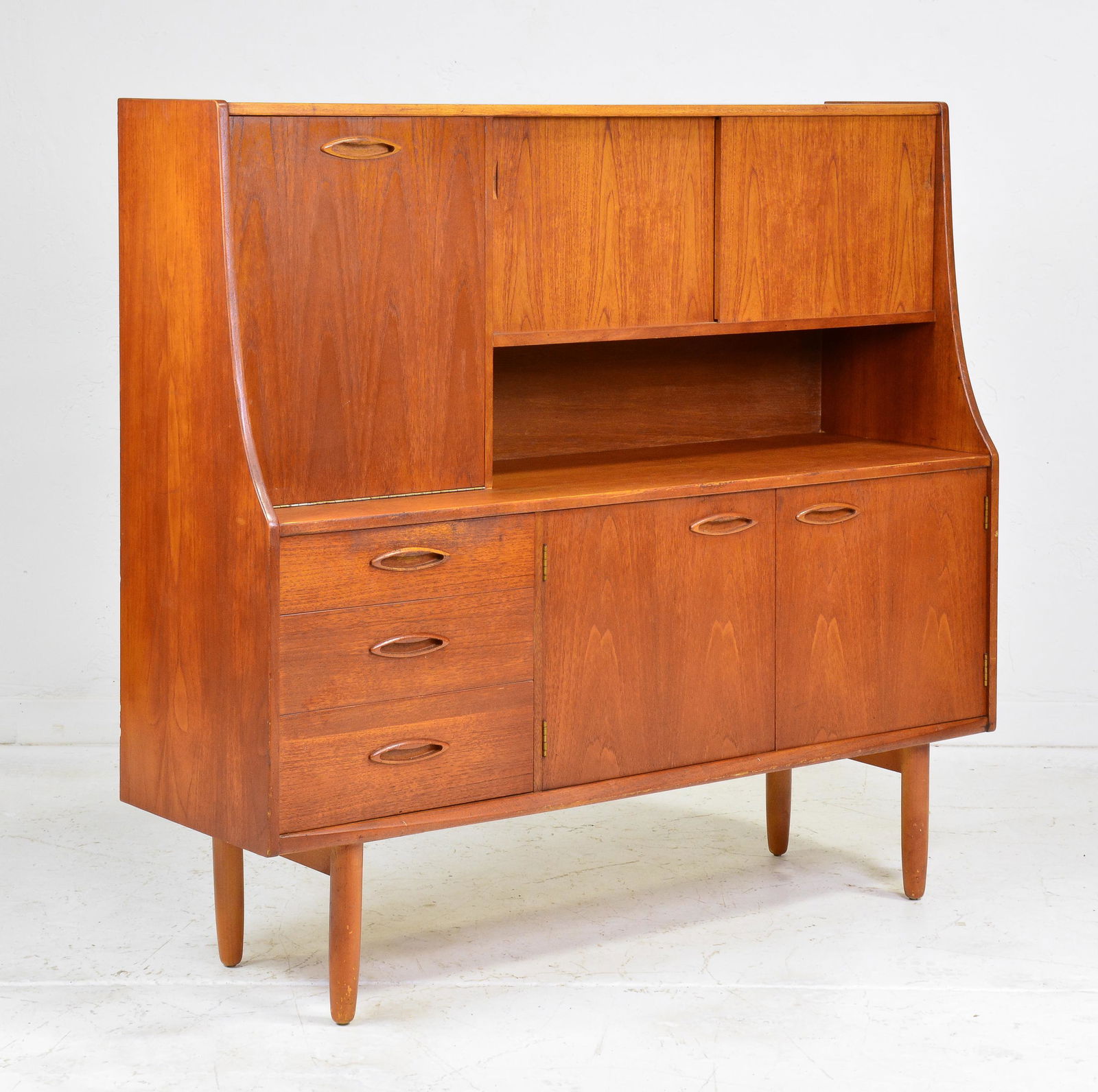 Mid Century Modern Drop Front Cocktail Cabinet (1 of 5)