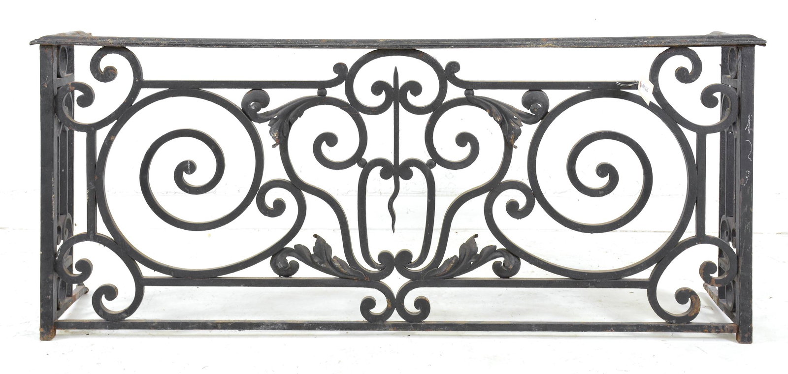 Low French Style Scrolled Iron Gate / Railing #3 (1 of 3)