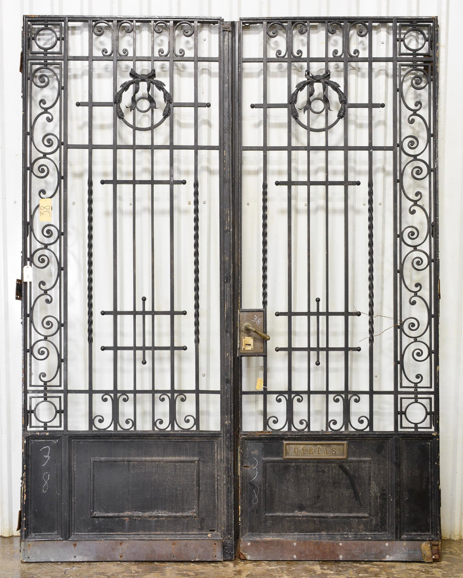 Very Tall Iron 2pc Door / Gate (1 of 4)