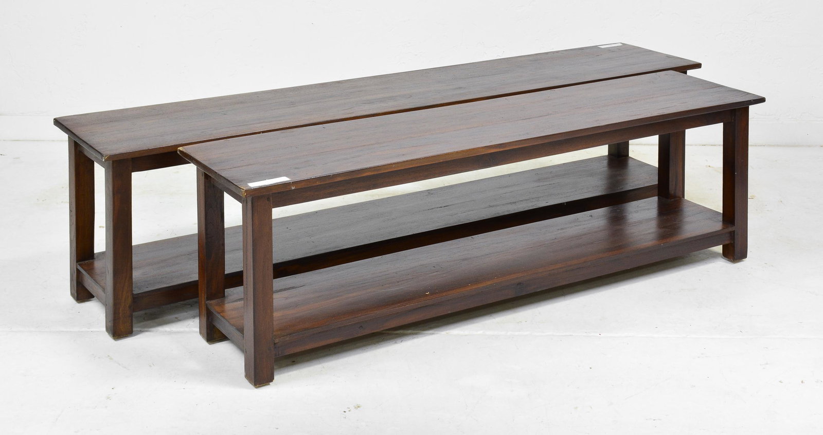 2 Similar Two Tier Benches / Stands (1 of 3)