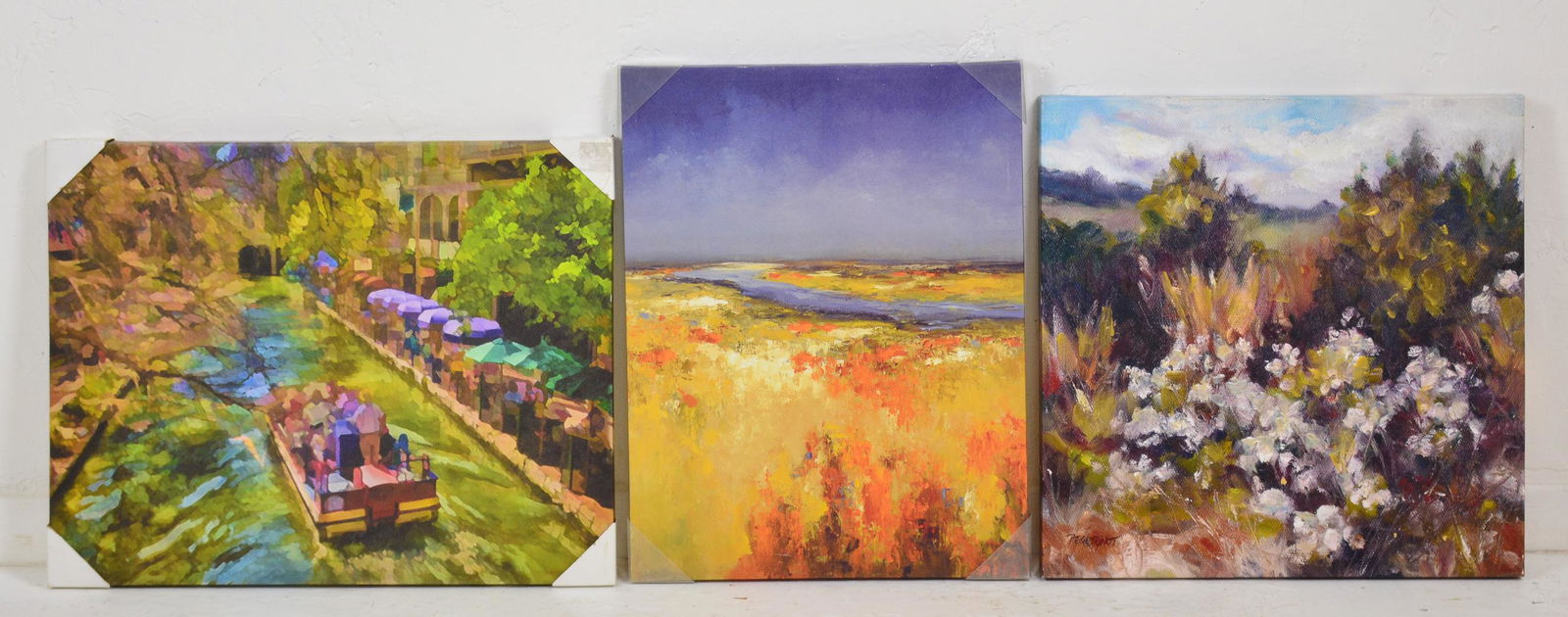 3 Assorted Landscape / River Scene Giclee Art (1 of 4)