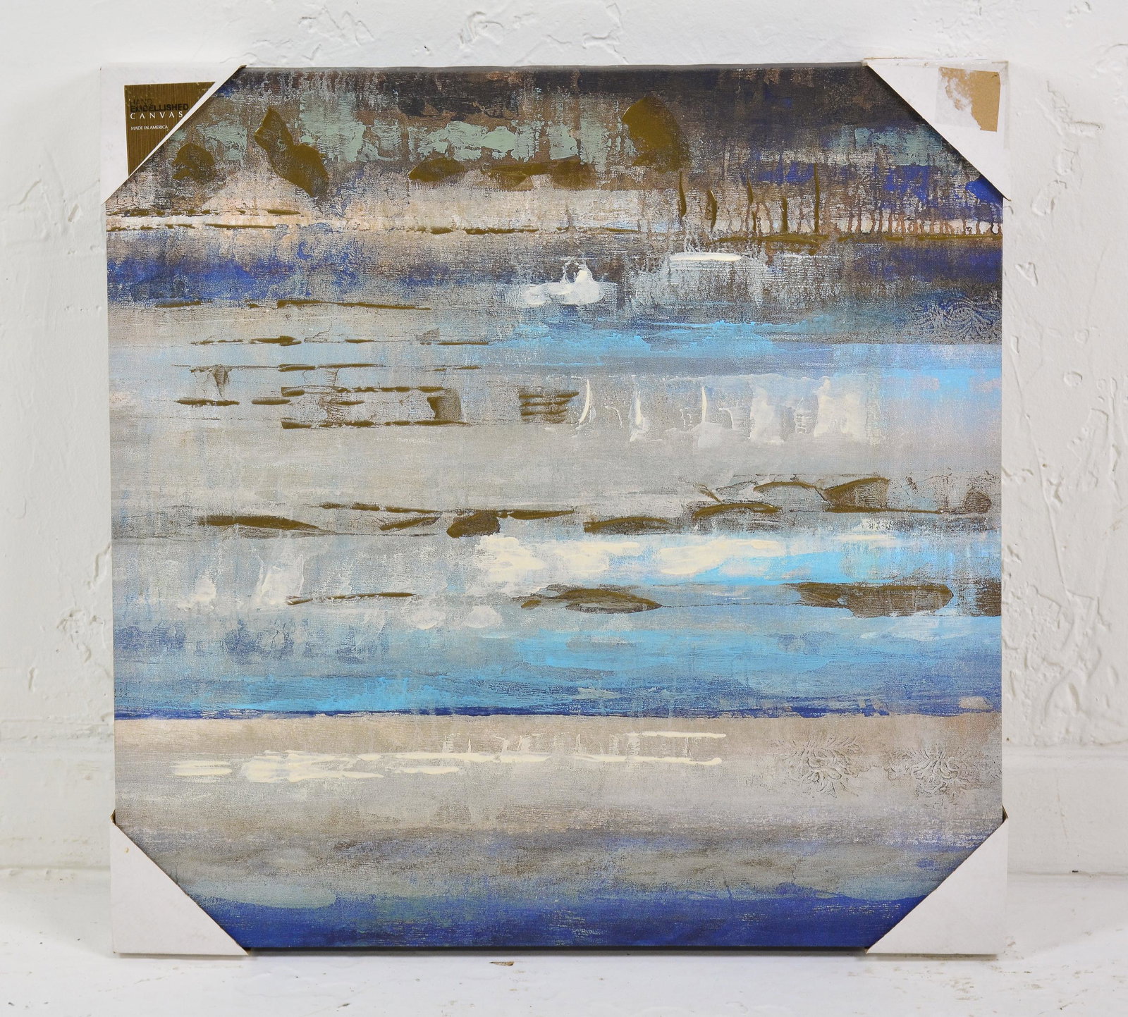 Abstract Giclee Art - Blue / White (1 of 2)