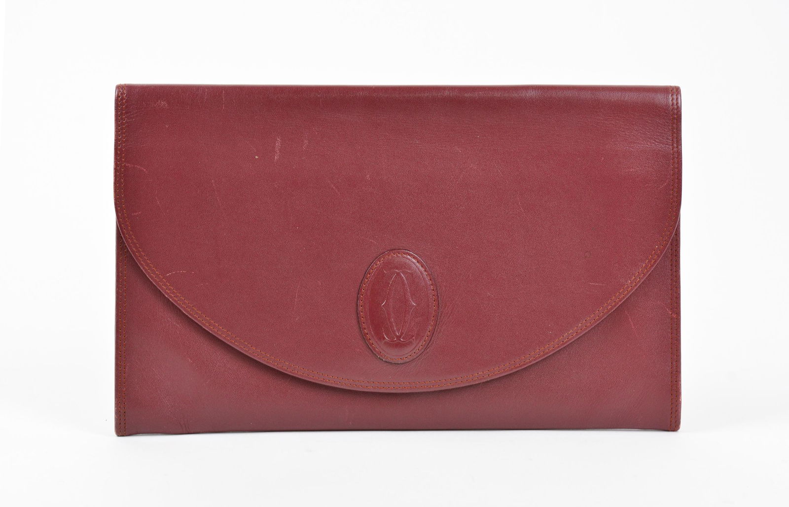 Cartier Flap Evening Clutch  in  Smooth Leather (1 of 5)