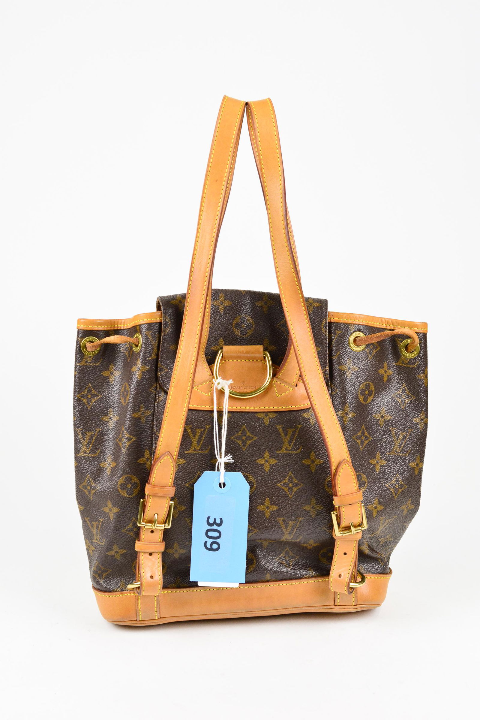 Louis Vuitton Montsouris MM in Monogram Canvas (1 of 3)