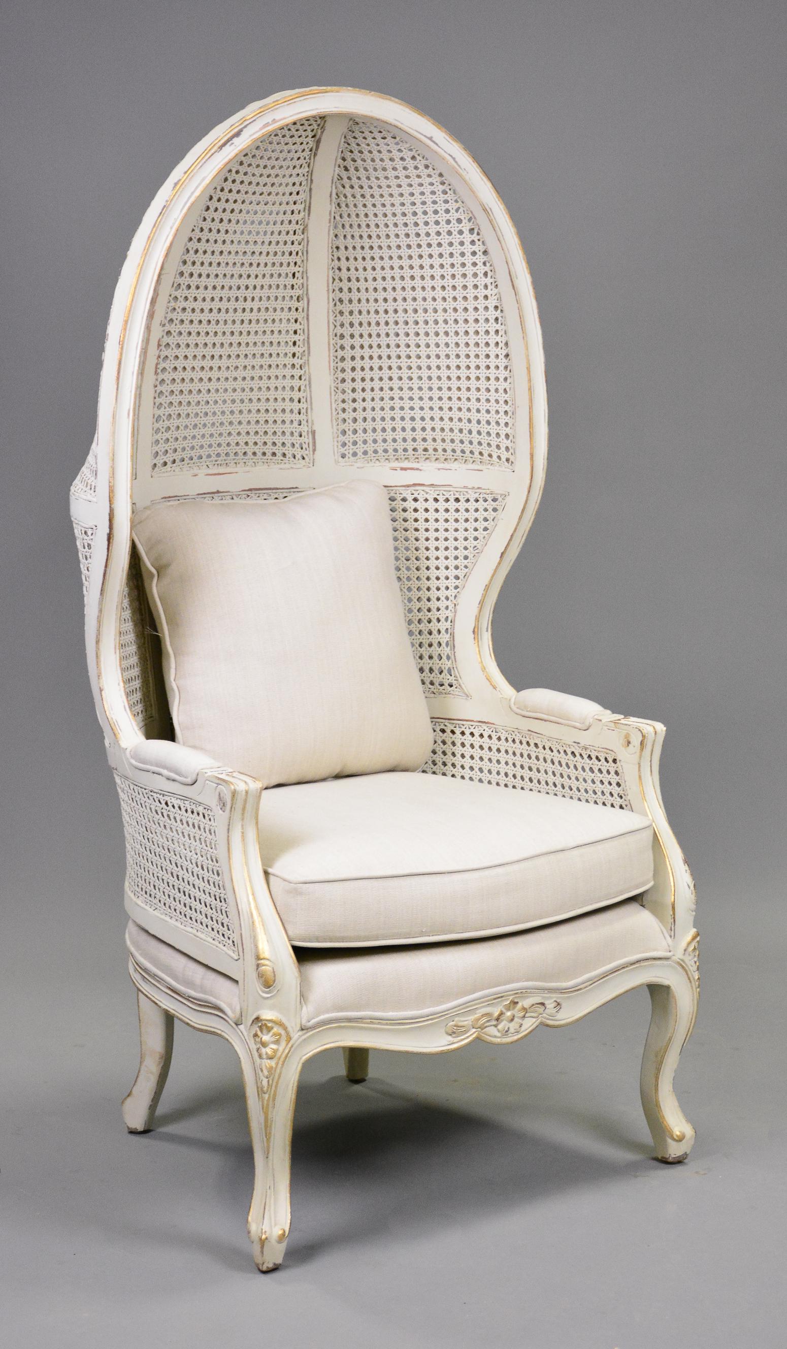 Painted Caned Balloon / Porter Chair (1 of 3)