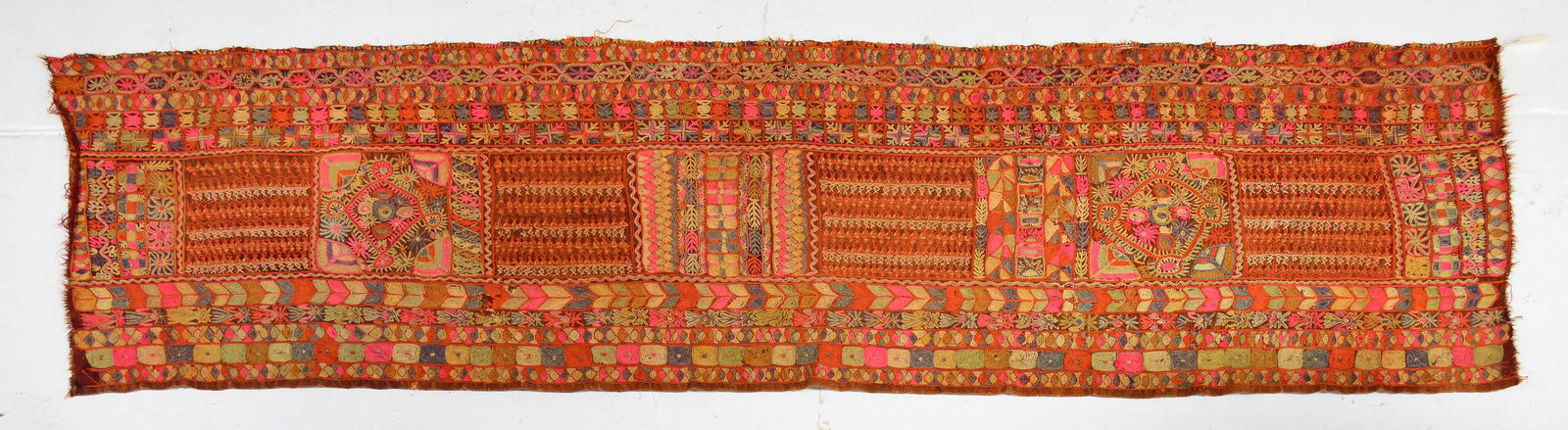 Chain Stitched Multi Color Runner Rug (1 of 3)