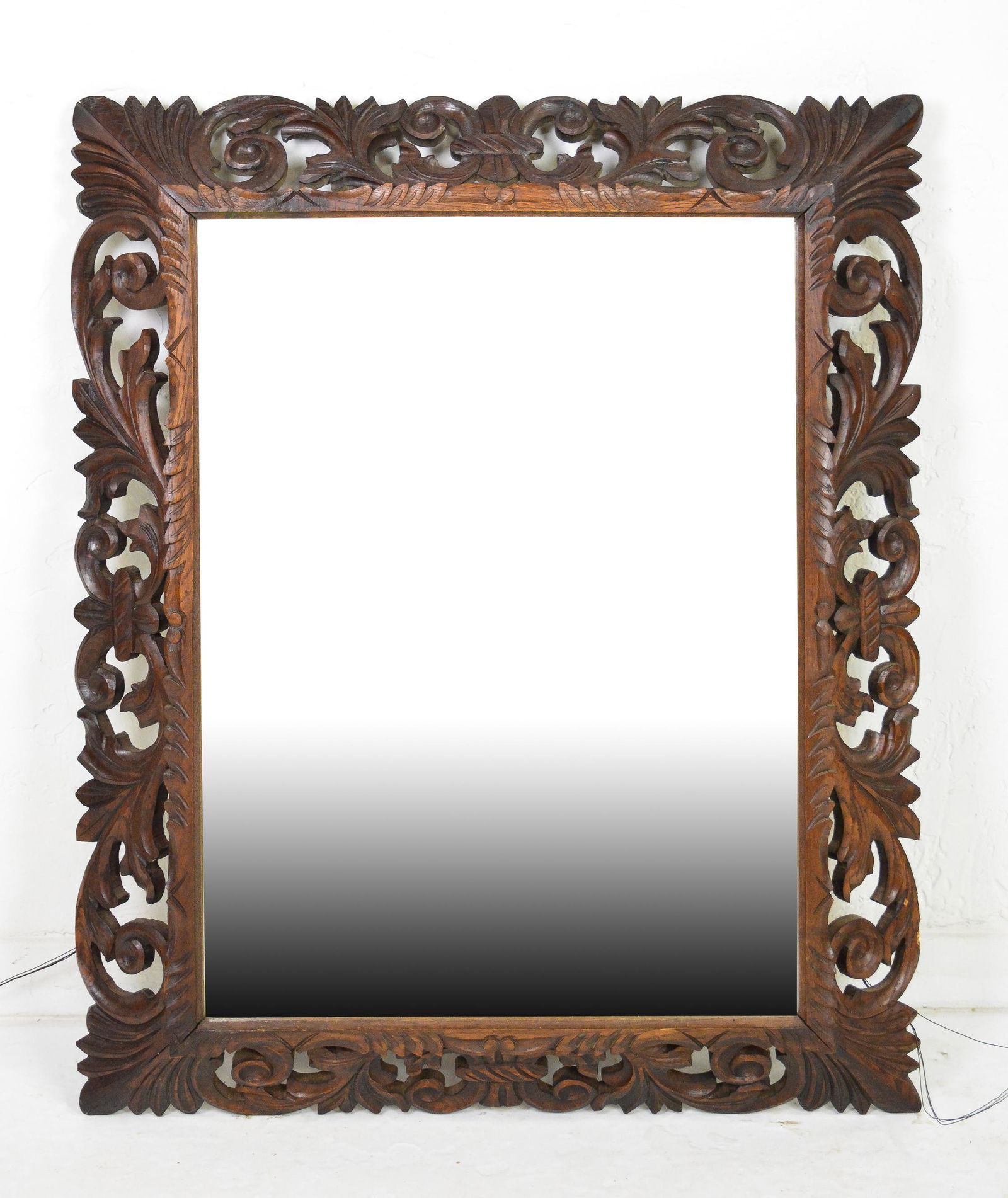 Open Carved Framed French Beveled Mirror #2 (1 of 3)