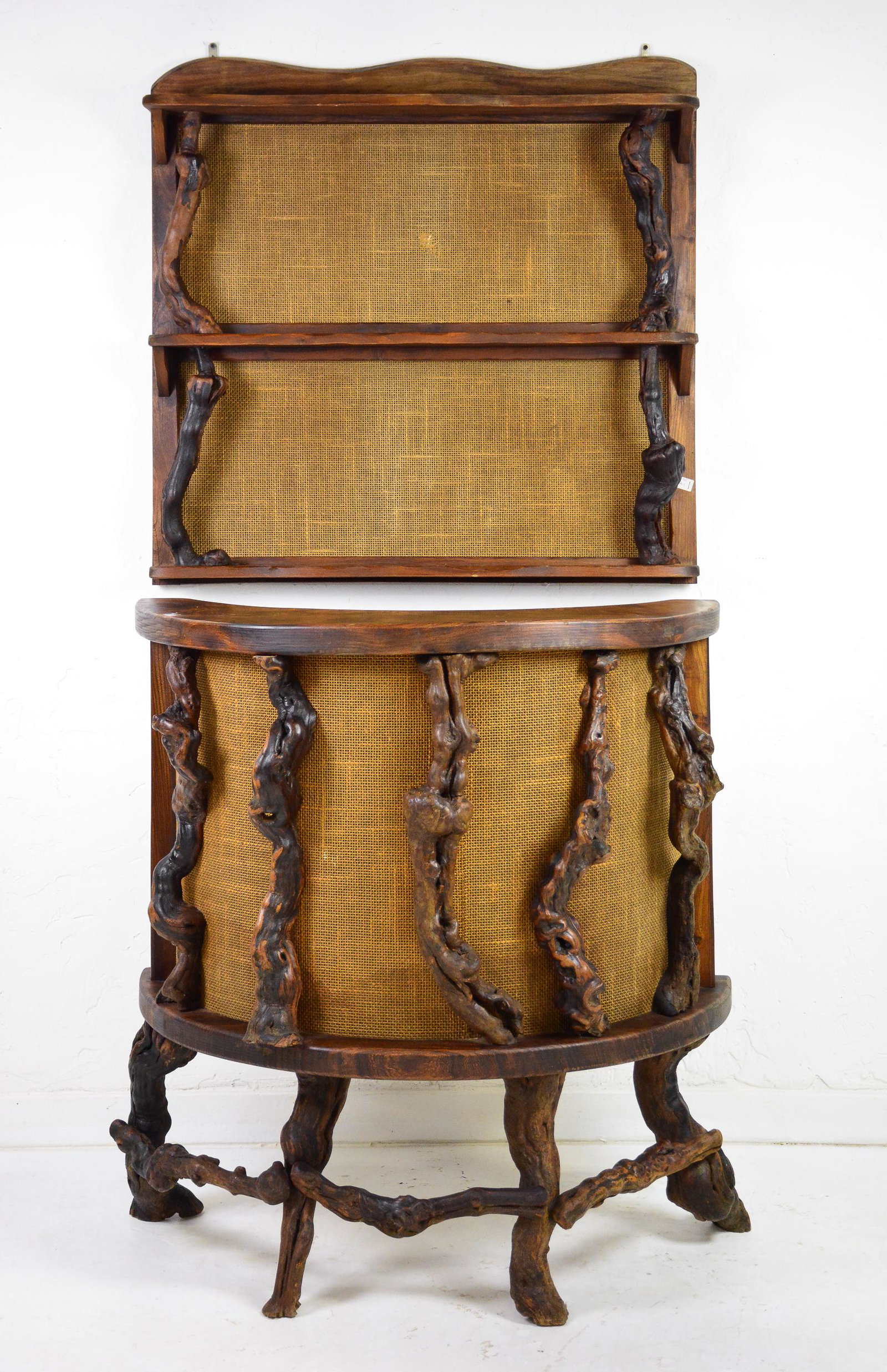 2pc Branch Bar: 2pc Branch Bar - Base is 41 in tall x 40 x 24 Wall Mount is 39 in tall x 40 x 8