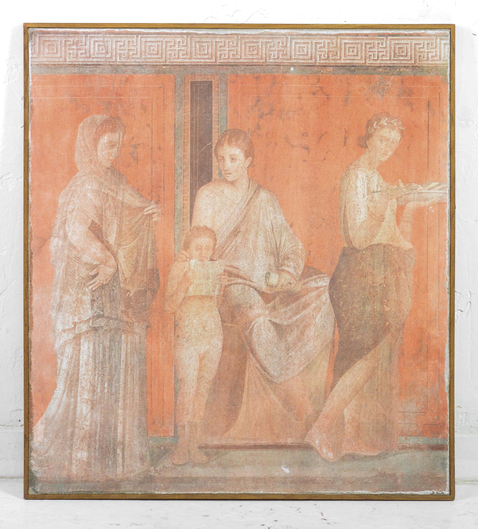 Framed "Fresco" Art #4 - "Cathechism" (1 of 4)