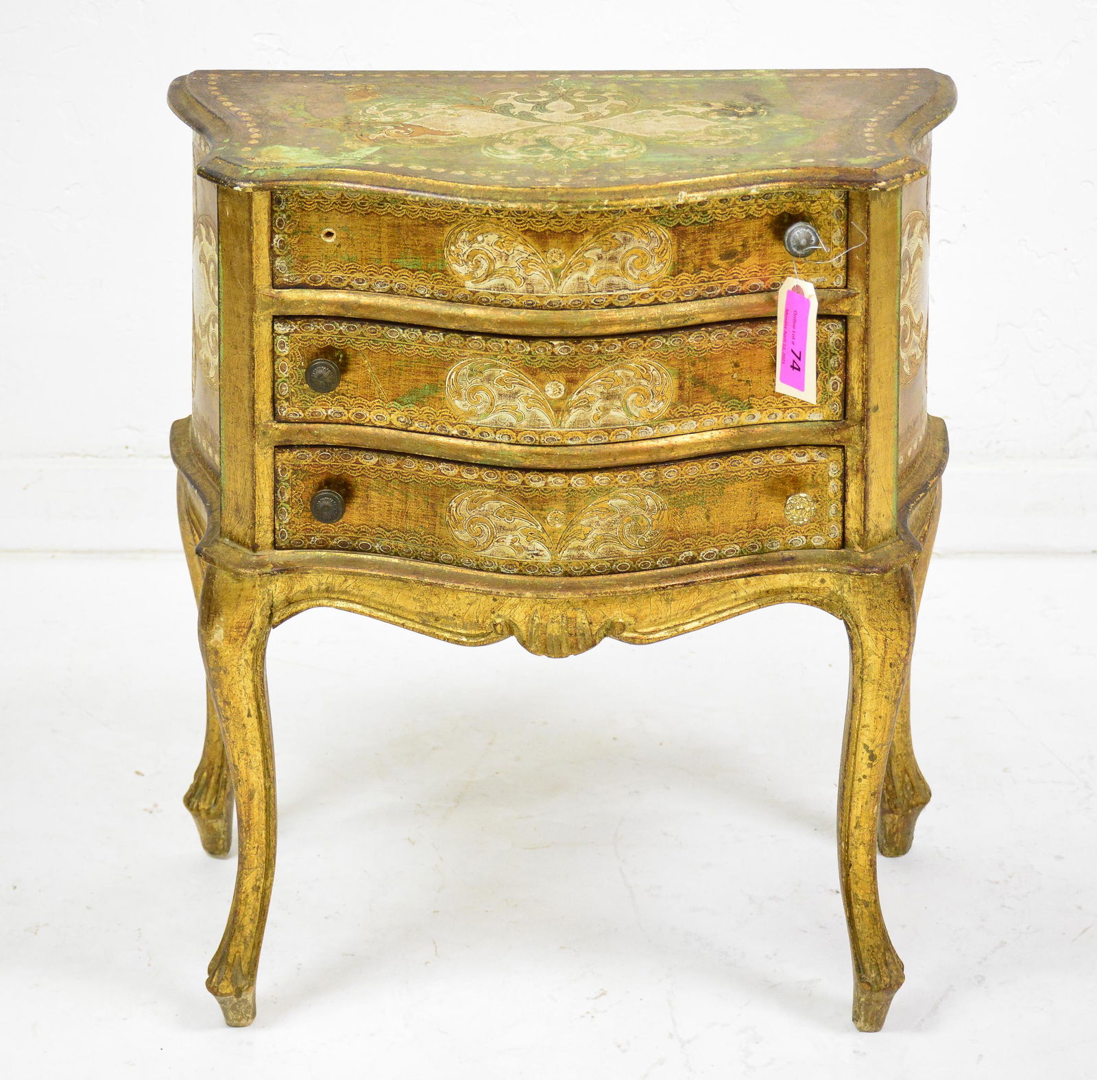 Florentine Small 3 Drawer Chest / Nightstand (1 of 5)