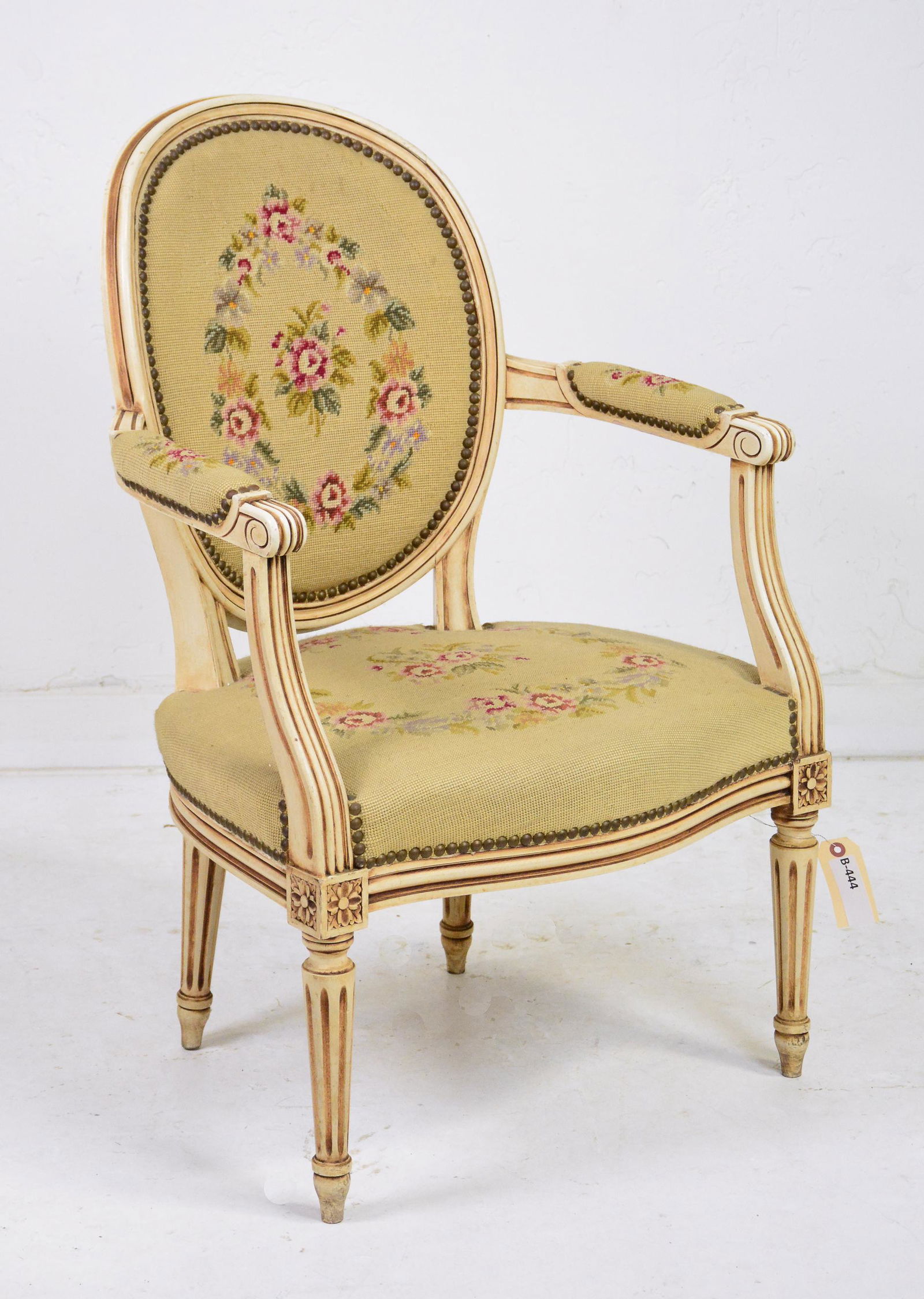 French Needle Point Arm Chair (1 of 3)