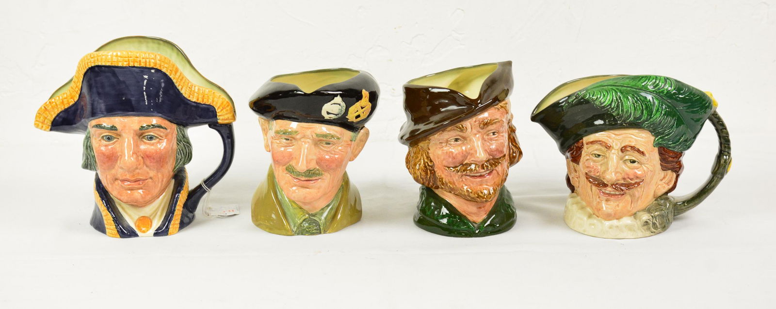 4 Large Royal Doulton Toby / Character Jugs (1 of 4)