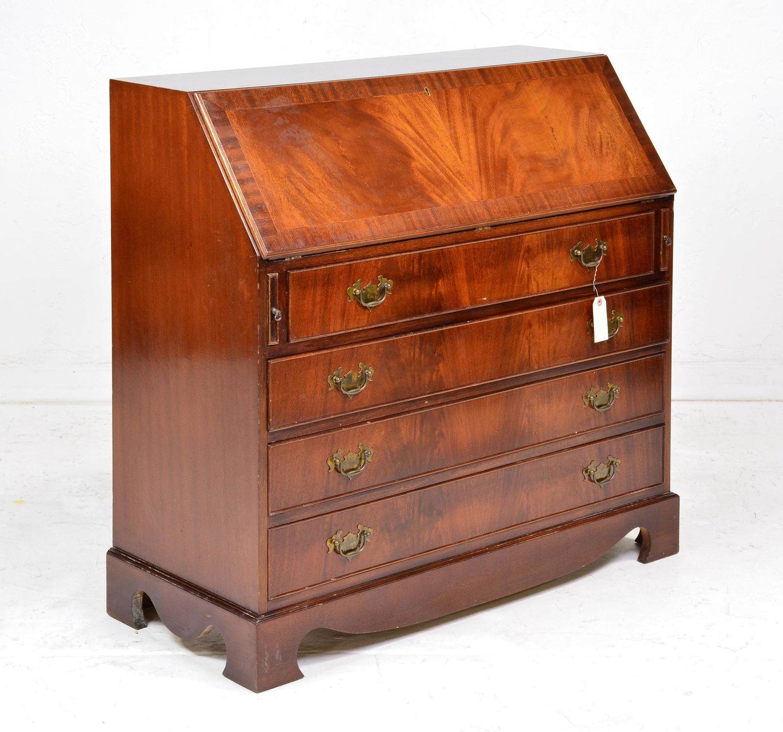 Georgian Style Mahogany Bureau / Drop Front Desk (1 of 3)