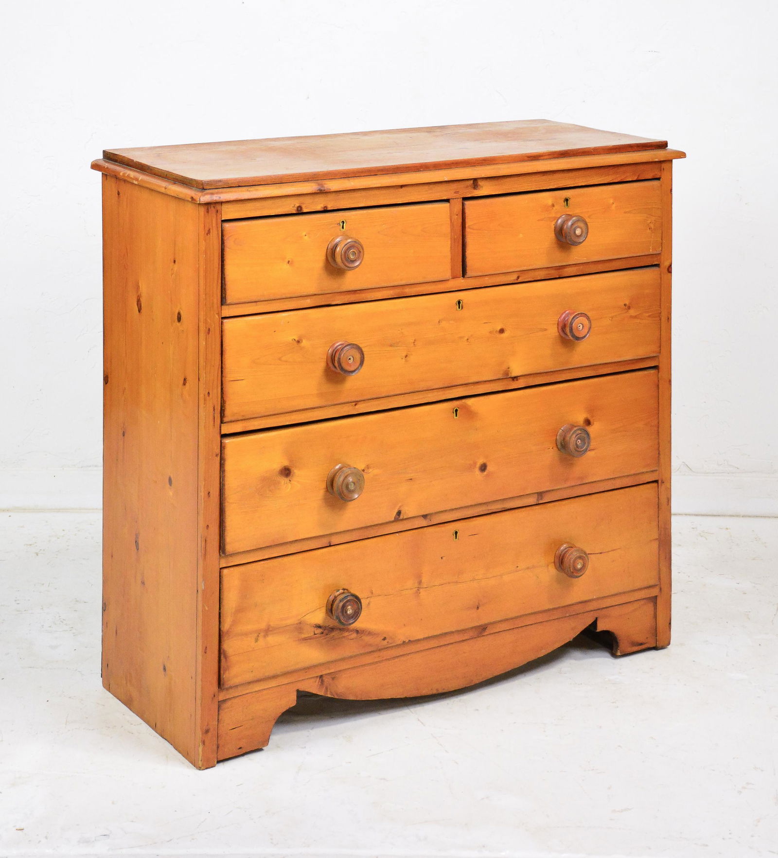 Edwardian 5 Drawer Chest (1 of 4)