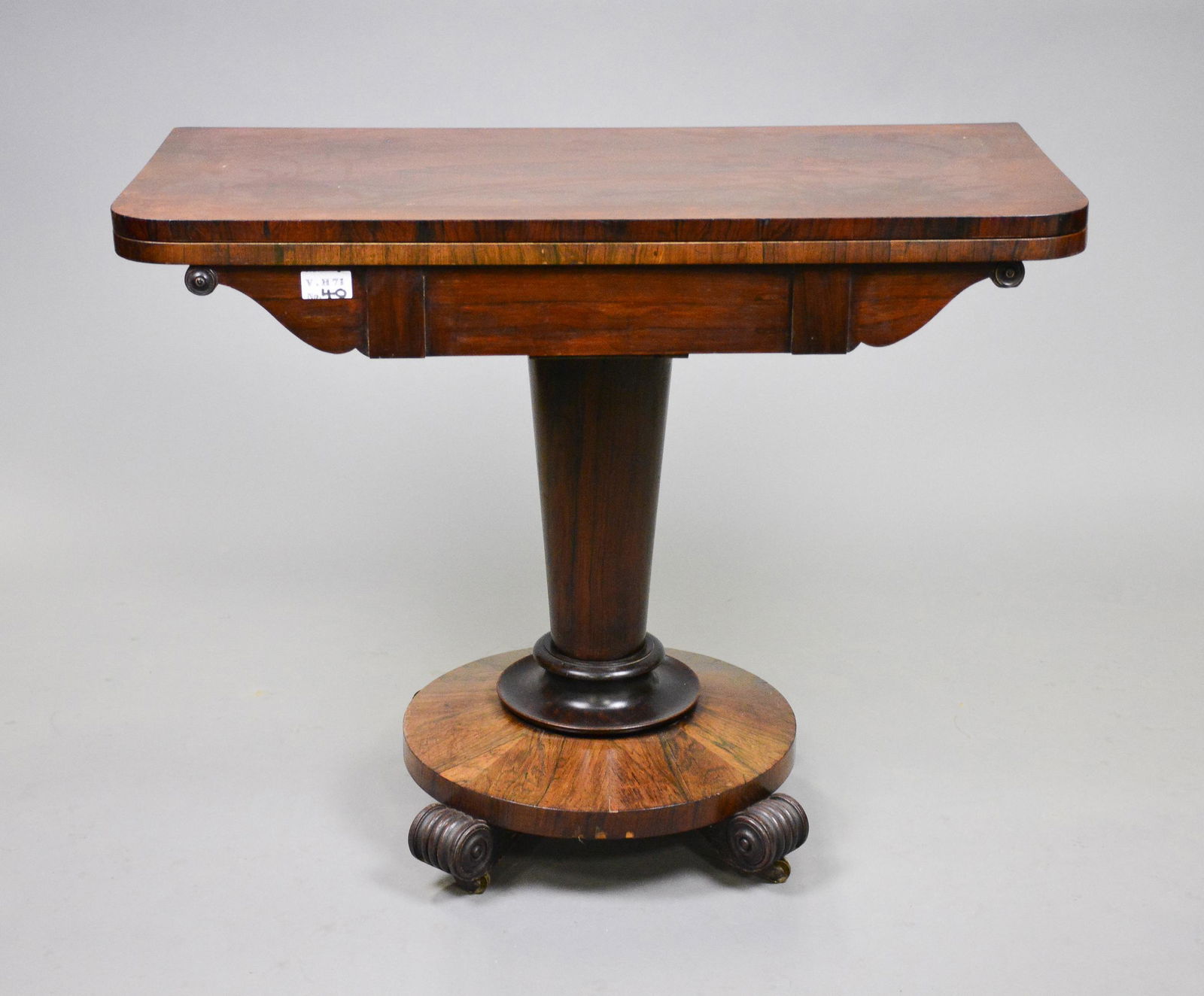 Victorian Flip Top Card / Game Table (1 of 4)
