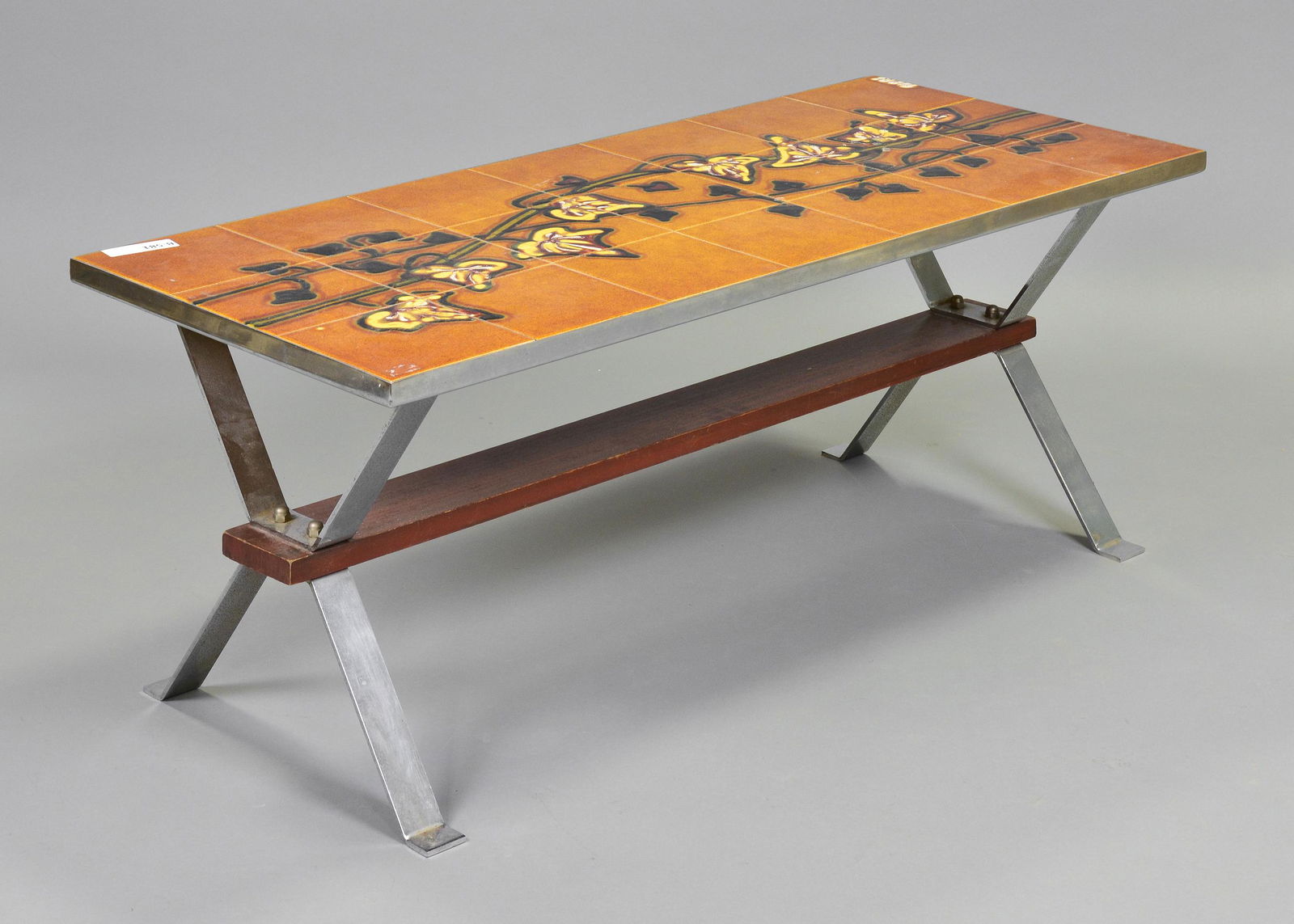 European Mid Century Modern Tile Coffee Table #1 (1 of 4)