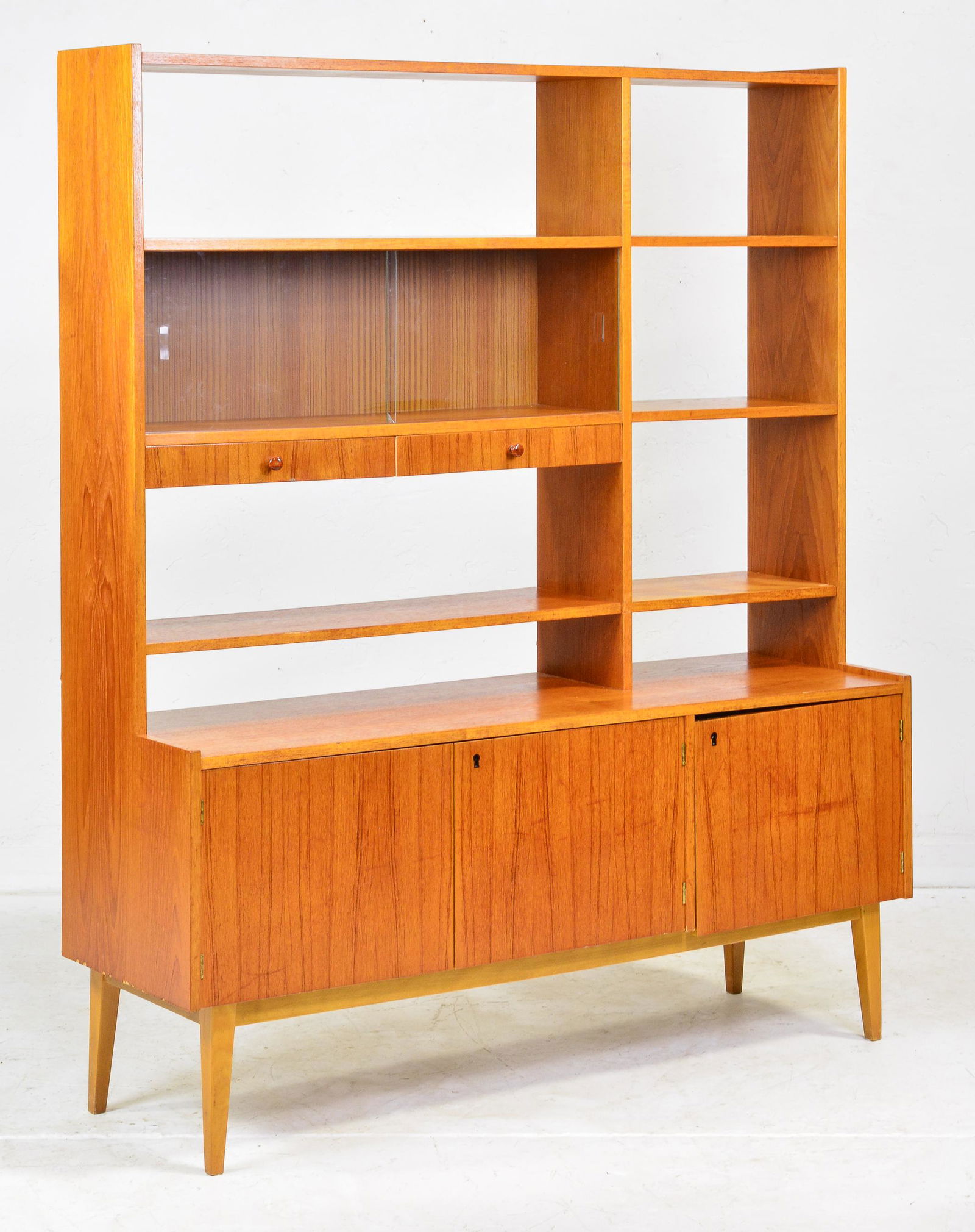 Mid Century Modern Scandinavian Open Bookshelf (1 of 7)