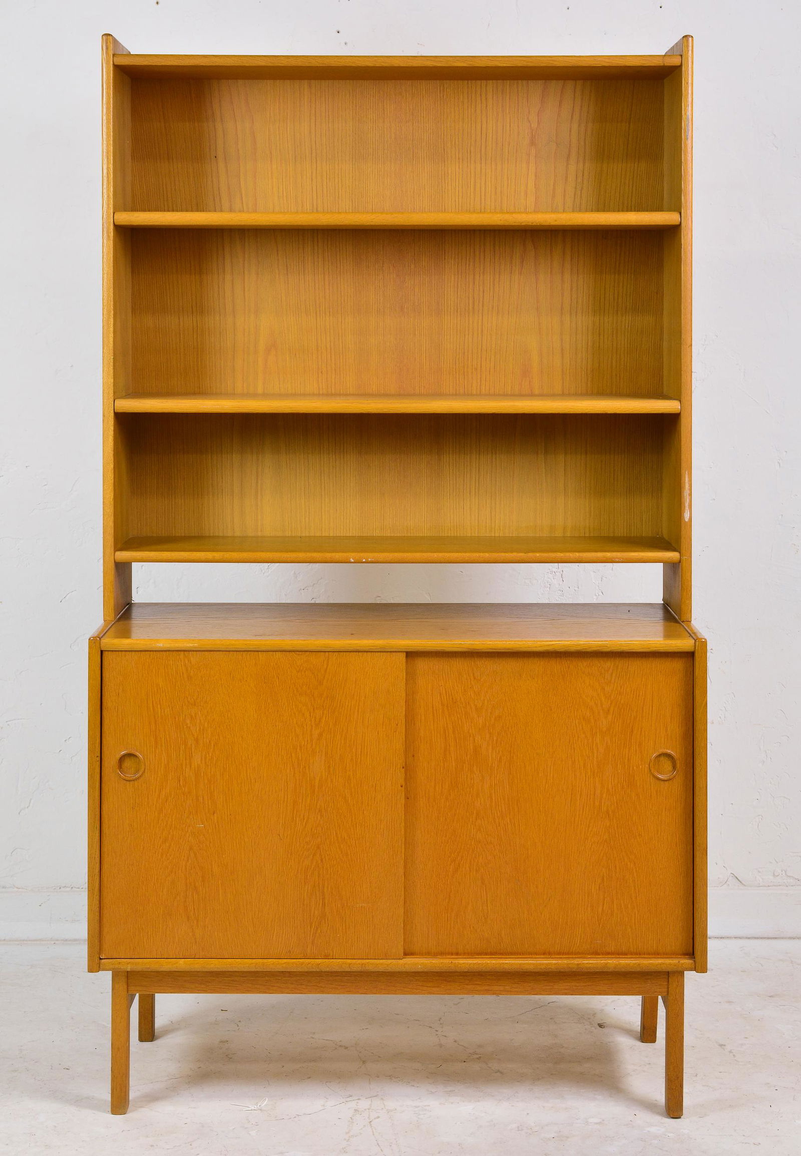 Mid Century Modern Bookcase - Sliding Doors (1 of 8)
