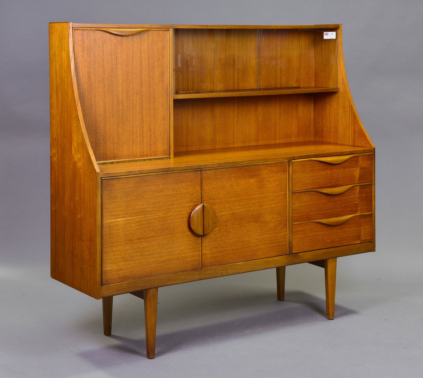 Mid Century  Cocktail Cabinet - Circle Handle (1 of 3)