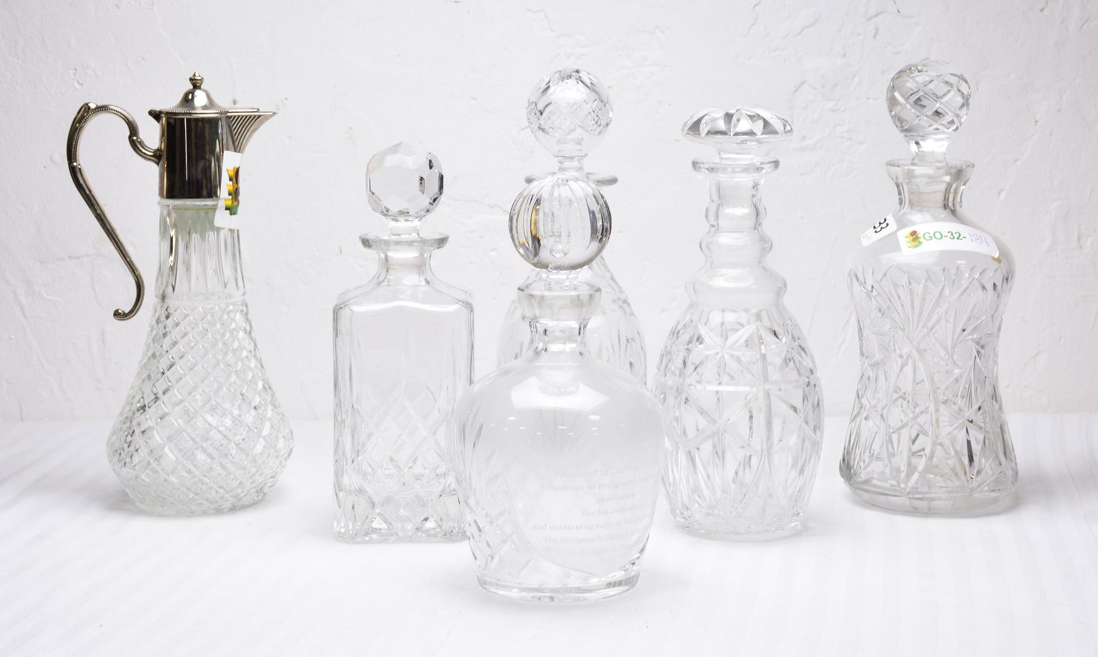 Collection of 5 Decanters & a Claret Jug (1 of 7)