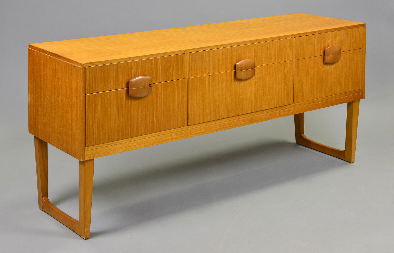 Teak Mid Century Modern 6 Drawer Sideboard (1 of 3)