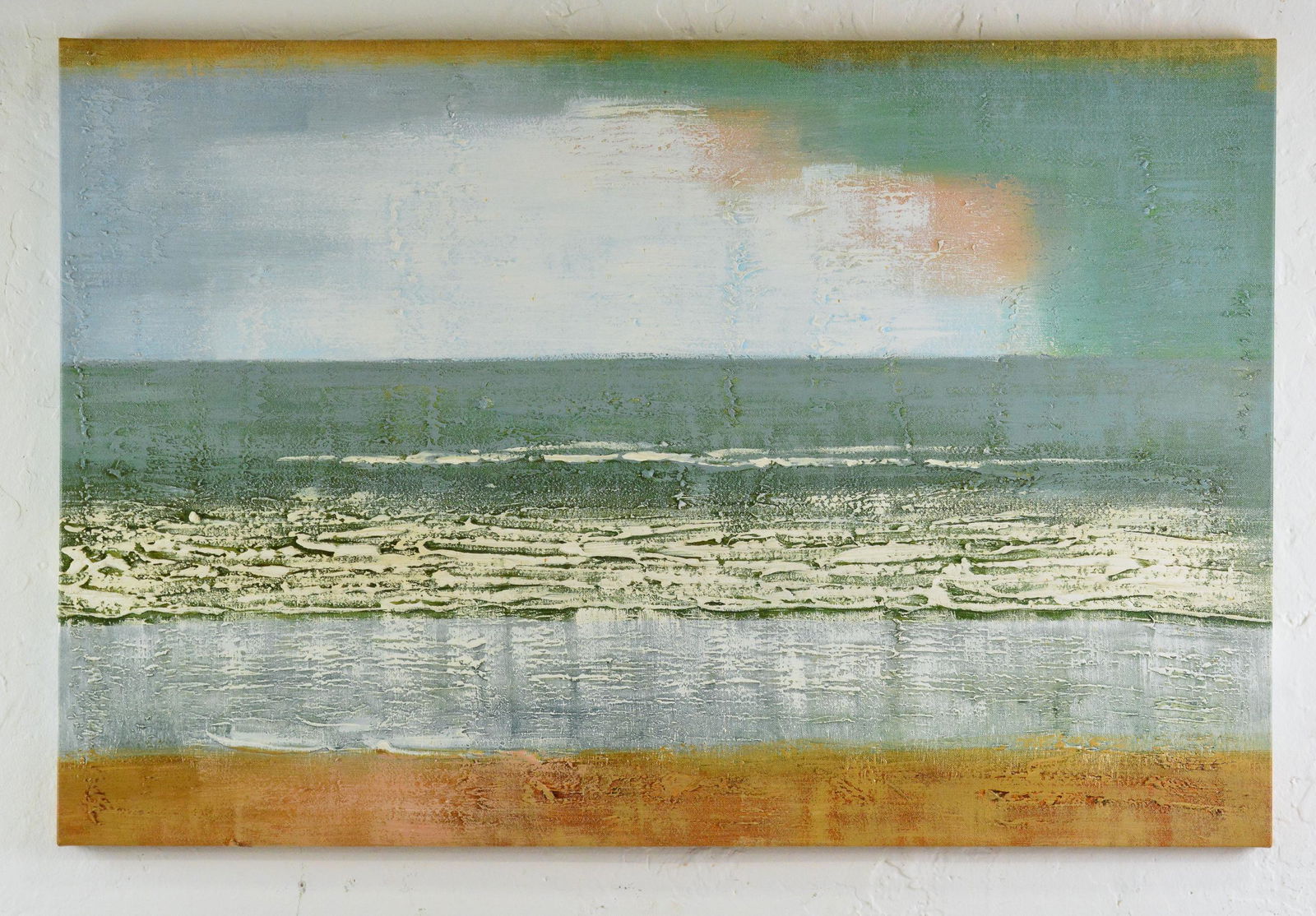 Impressionist Painting - Beach Scene (1 of 2)