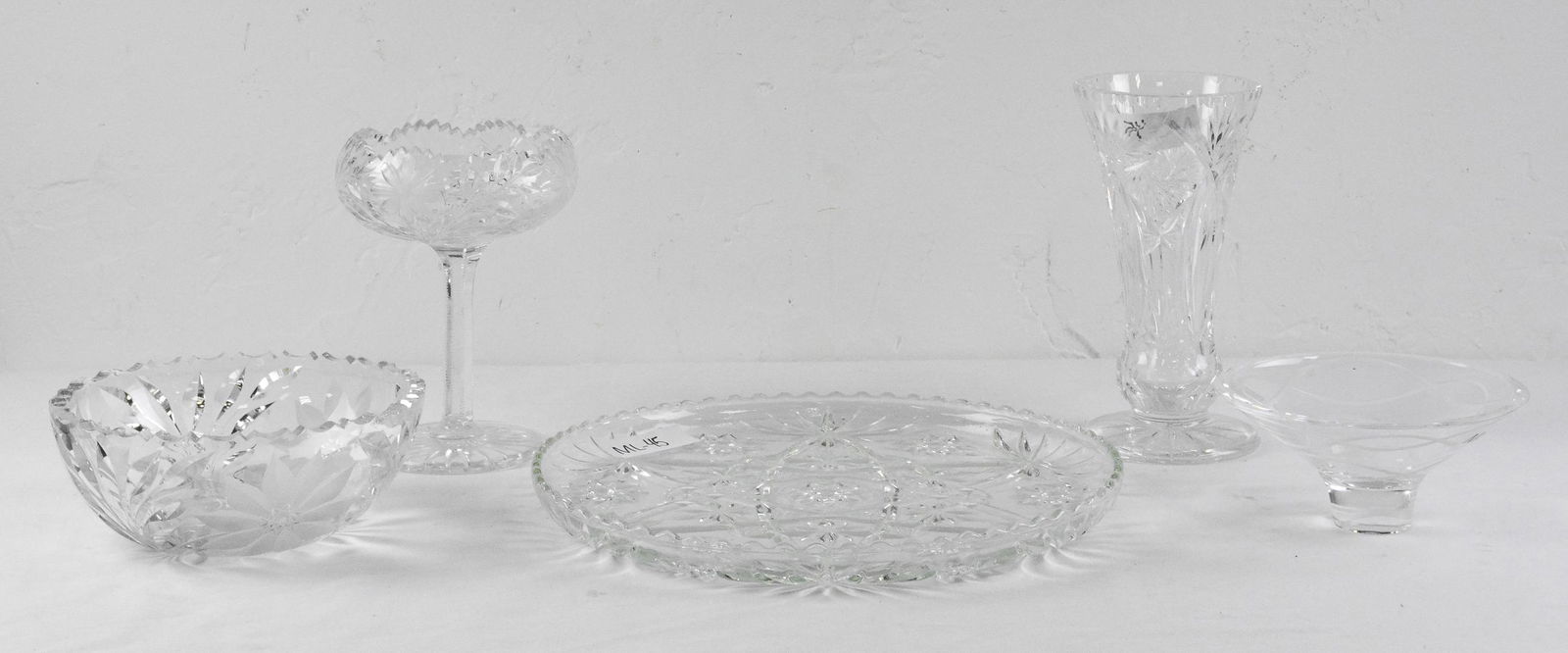 5 pcs Cut Glass / Crystal (1 of 5)