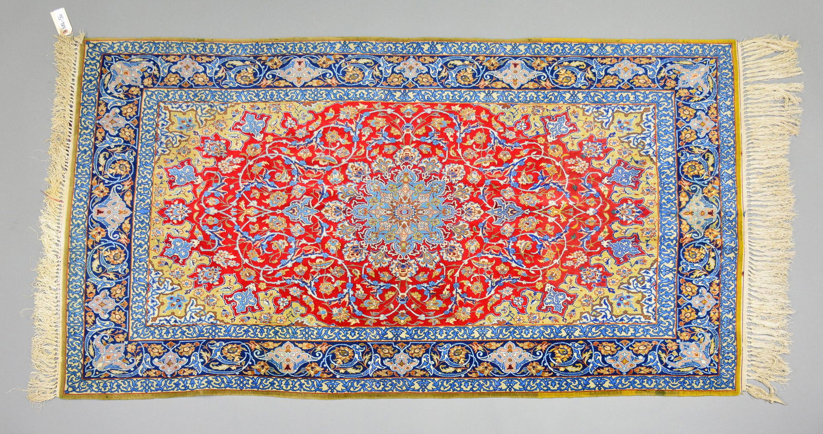 Finely Woven Wool & Silk Isfahan  Rug (1 of 3)