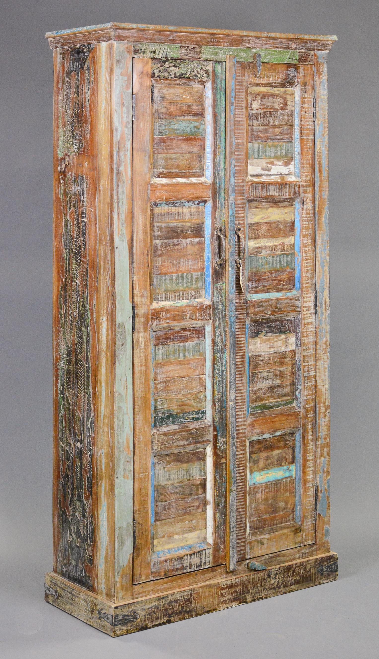 Painted Two Door Farmhouse Style Cabinet (1 of 2)