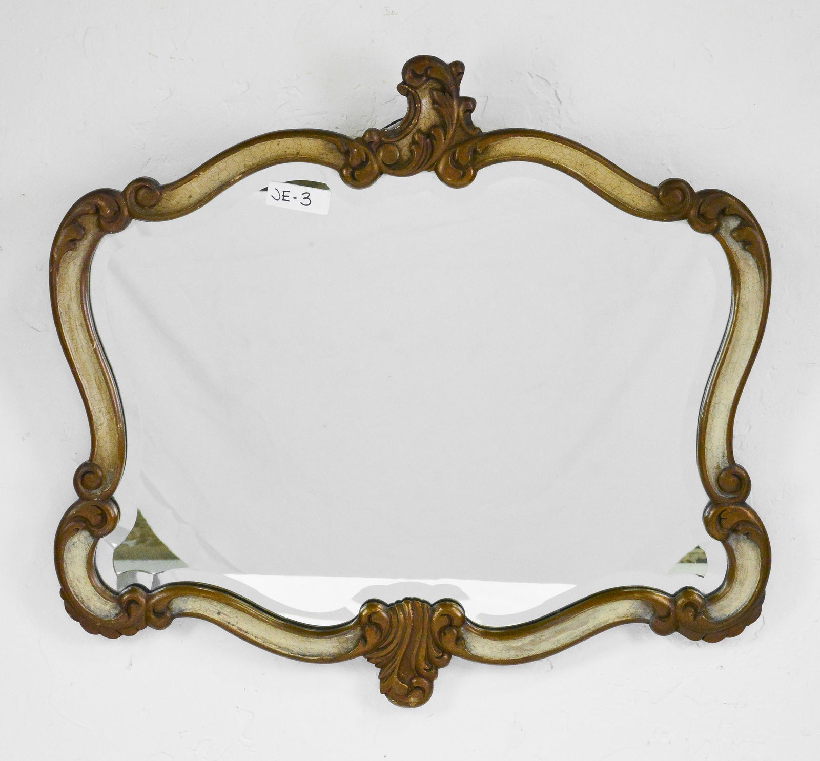 French Style Framed Beveled Mirror (1 of 3)
