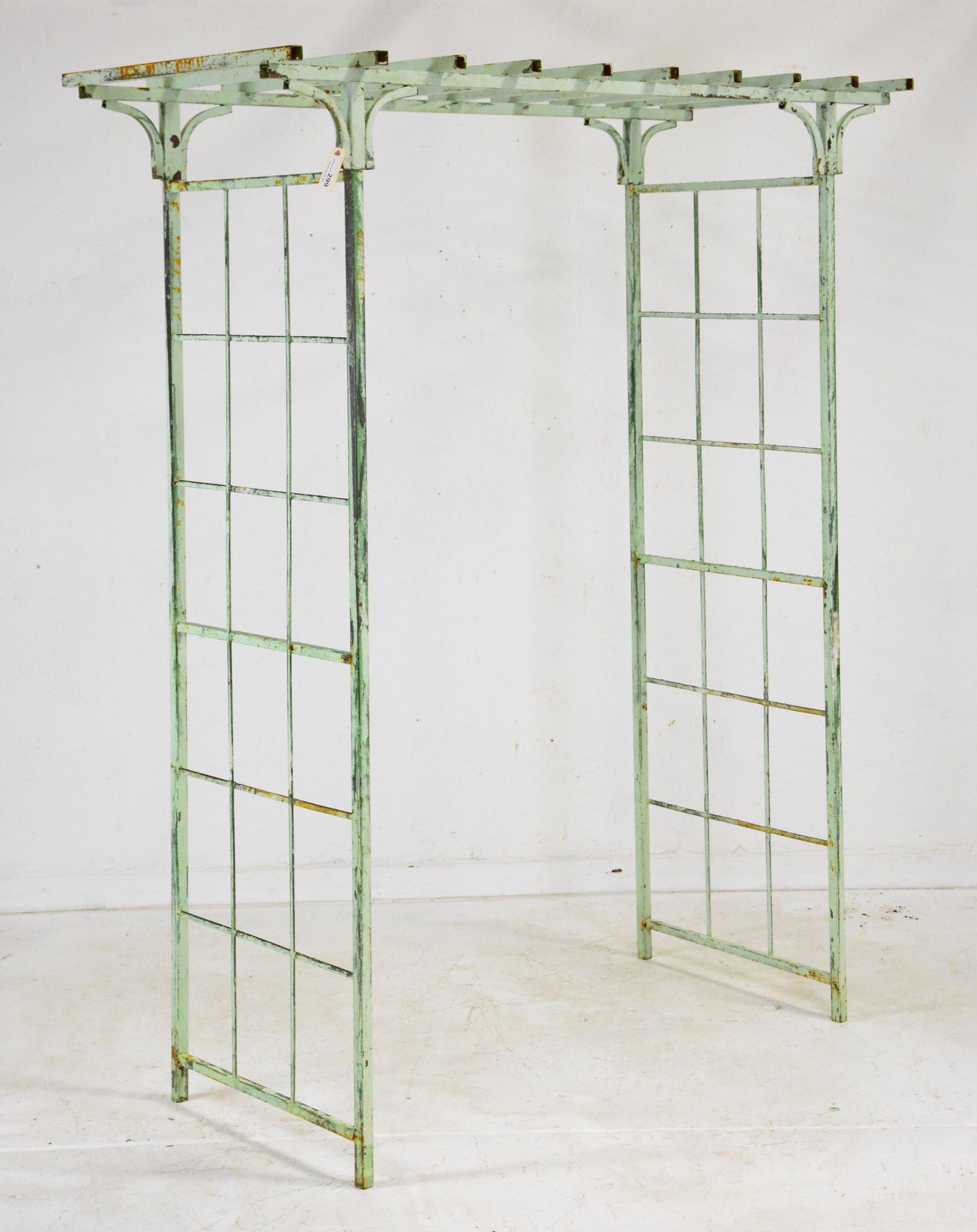 Green Painted Metal Arbor (1 of 3)