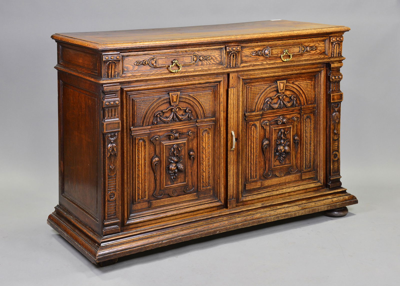 Well Caved French 2 Drawer 2 Door Server (1 of 5)