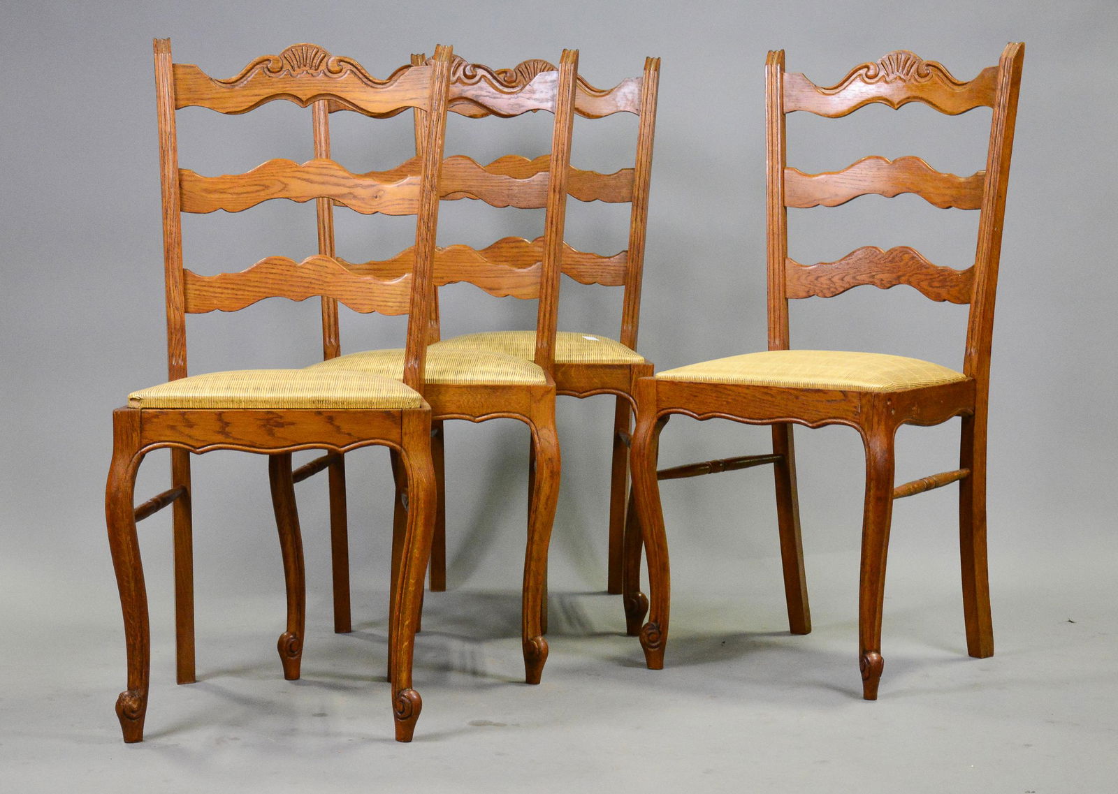 4 French Oak Chairs (1 of 3)
