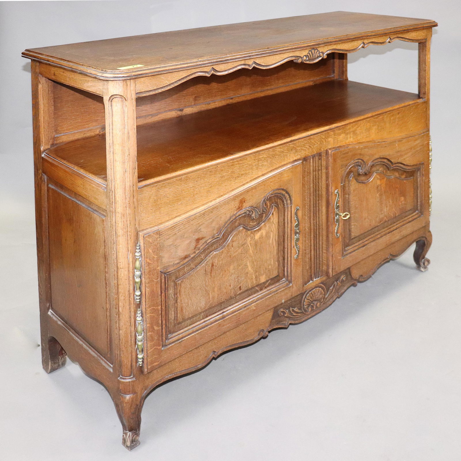 French Louis XV Style Oak Server (1 of 6)