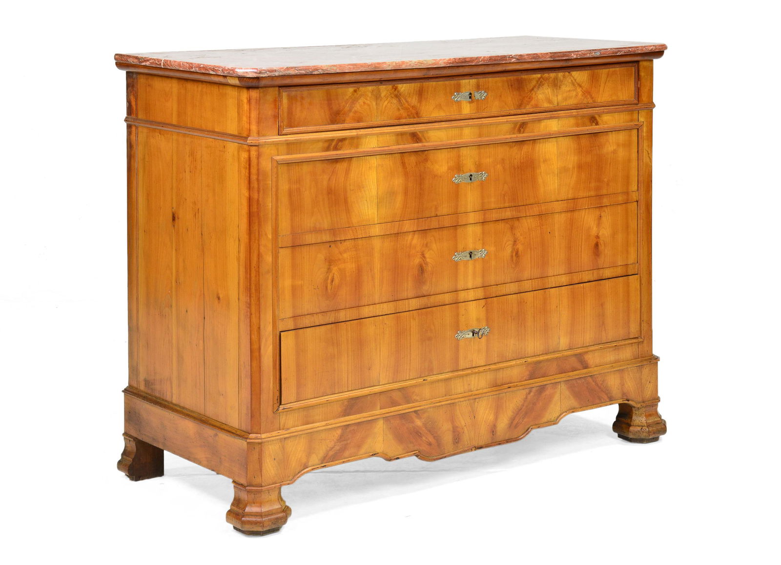 Louis Philippe Style Marble Top Chest (1 of 5)