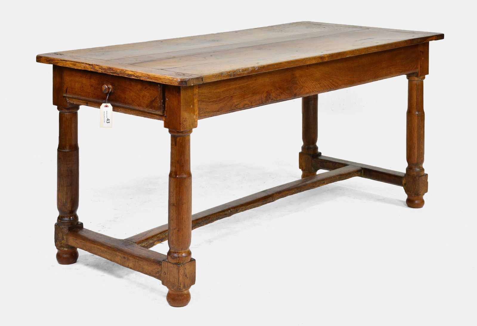 Louis XIII Style Early Oak Farmhouse Table (1 of 6)