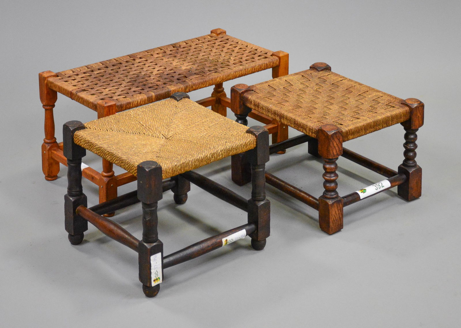 3 Assorted English Stools #2 (1 of 2)