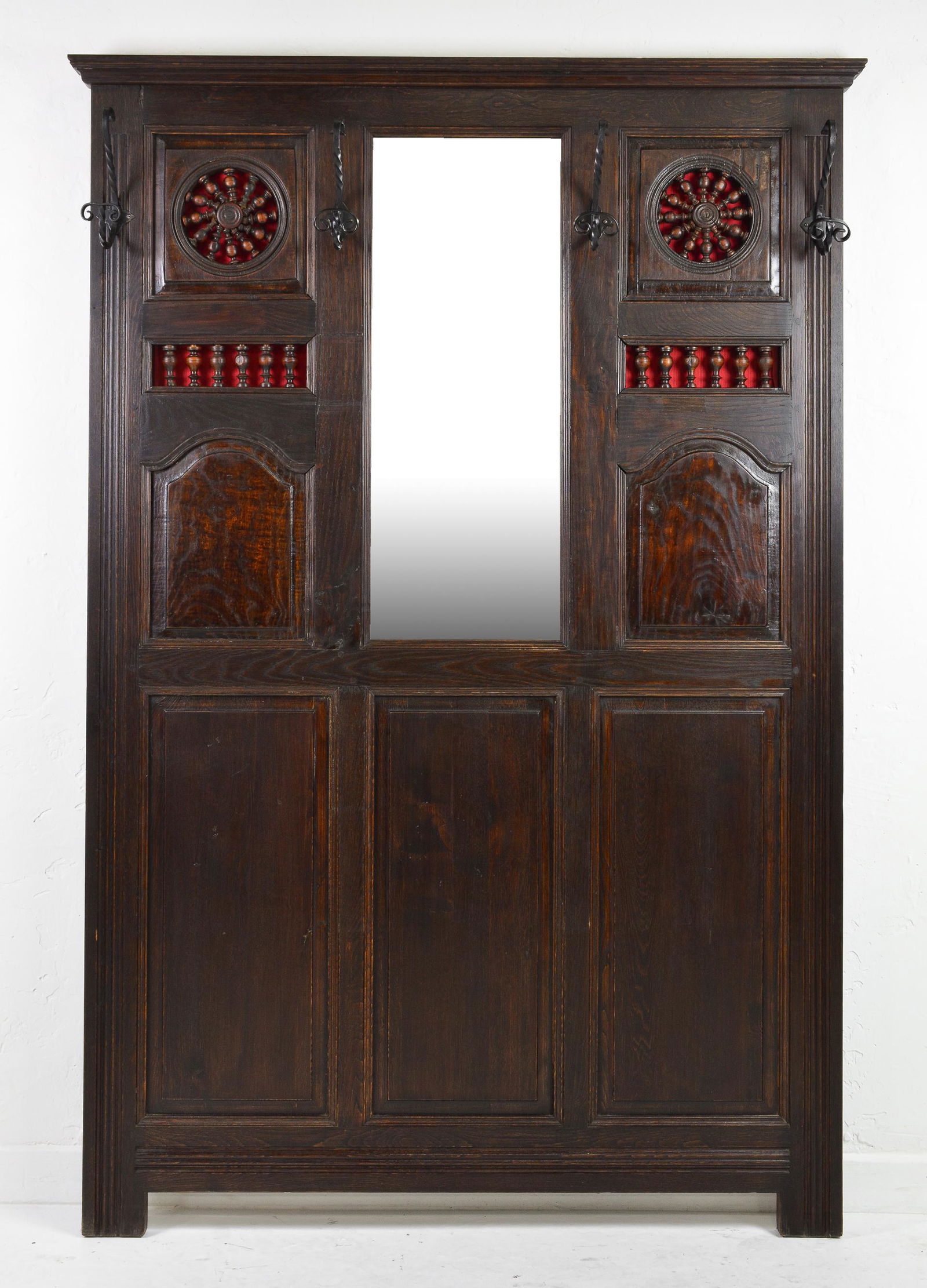 Breton Style Mirror Back Hall Stand (1 of 2)